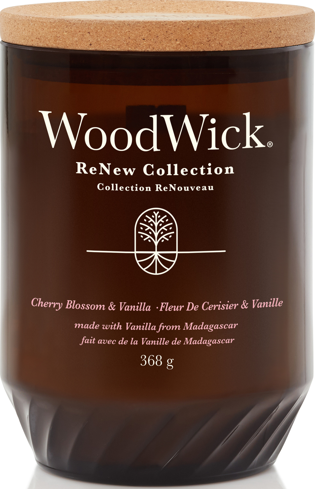 Świeca ReNew WoodWick Cherry Blossom & Vanilla duża