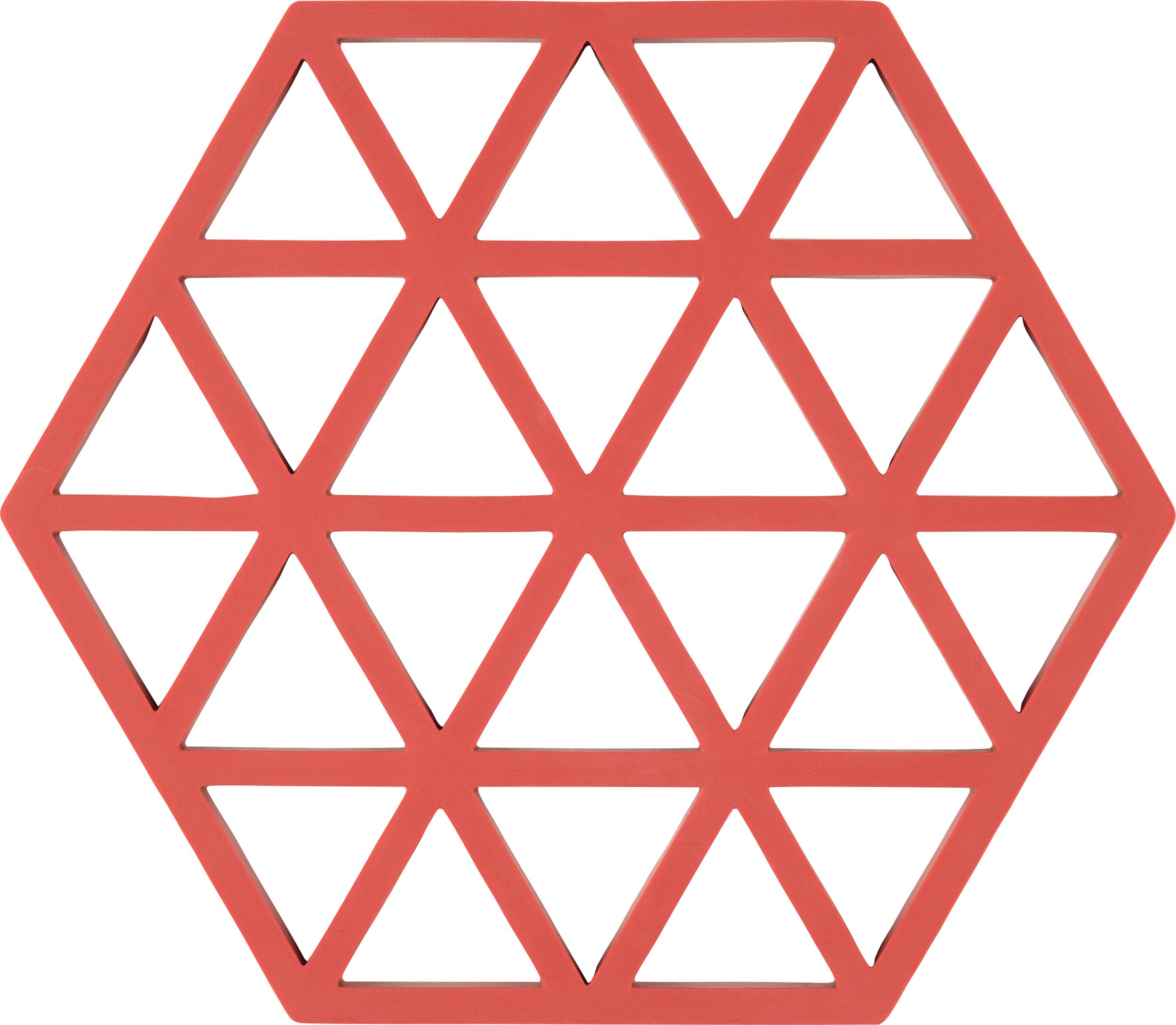 Podstawka pod gorące naczynia Triangles czerwona