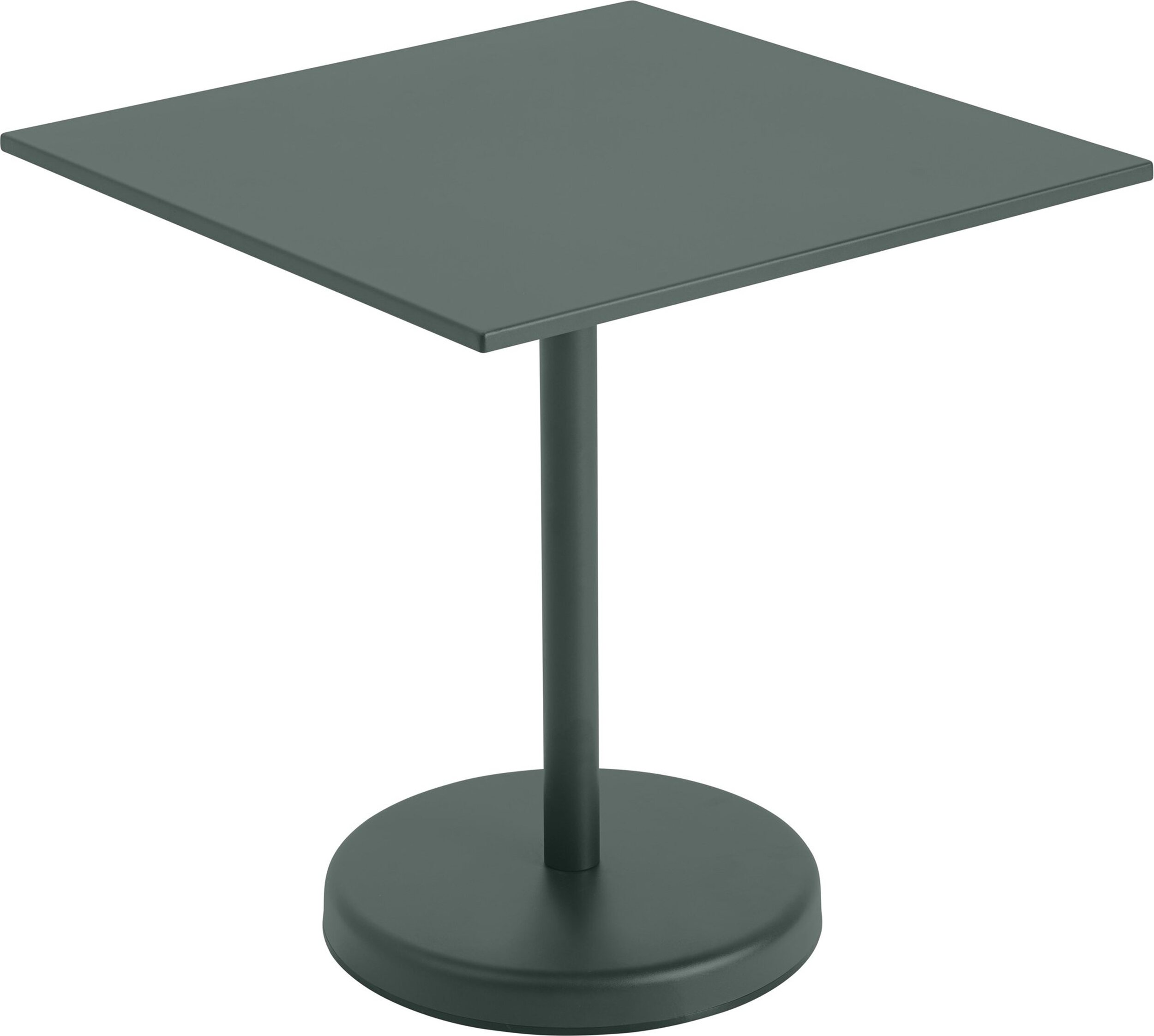 Stolik kawowy Linear 70 x 73 cm ciemnozielony