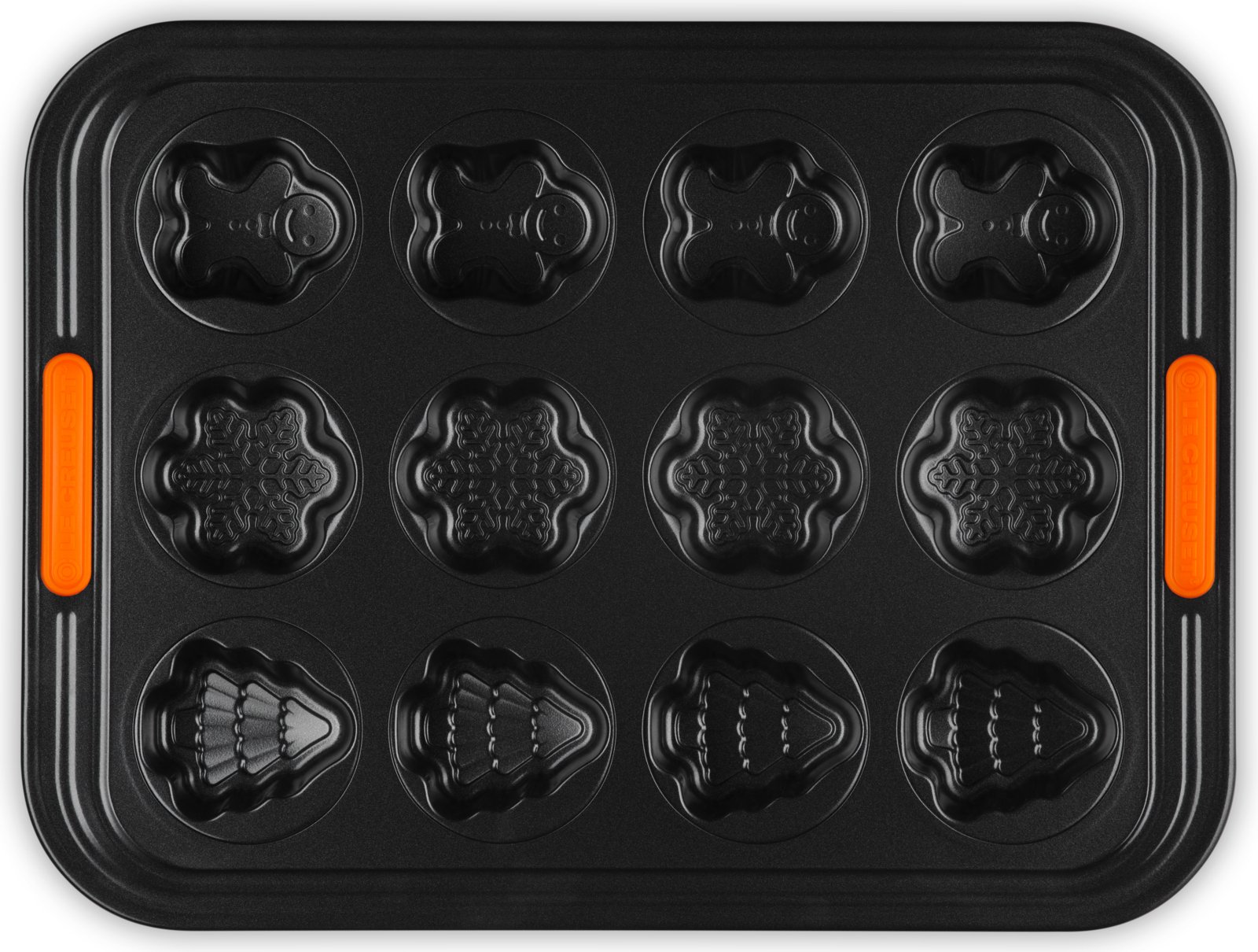 Forma do 12 muffinów Le Creuset świąteczna z nieprzywierającą powłoką