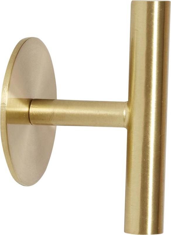 Wieszak na ręcznik Hübsch 7 cm mosiądz metalowy