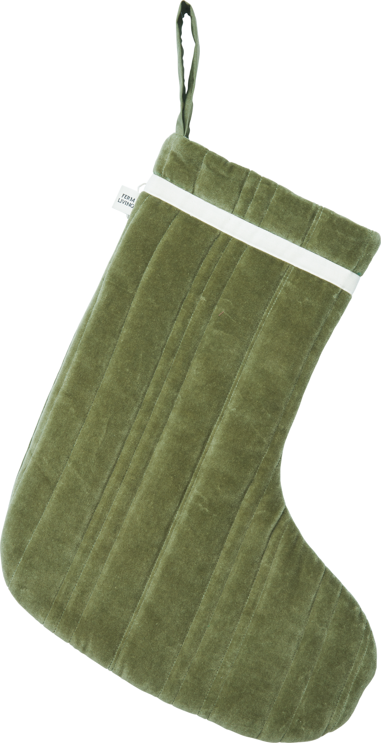 Dekoracja świąteczna Vari skarpeta khaki