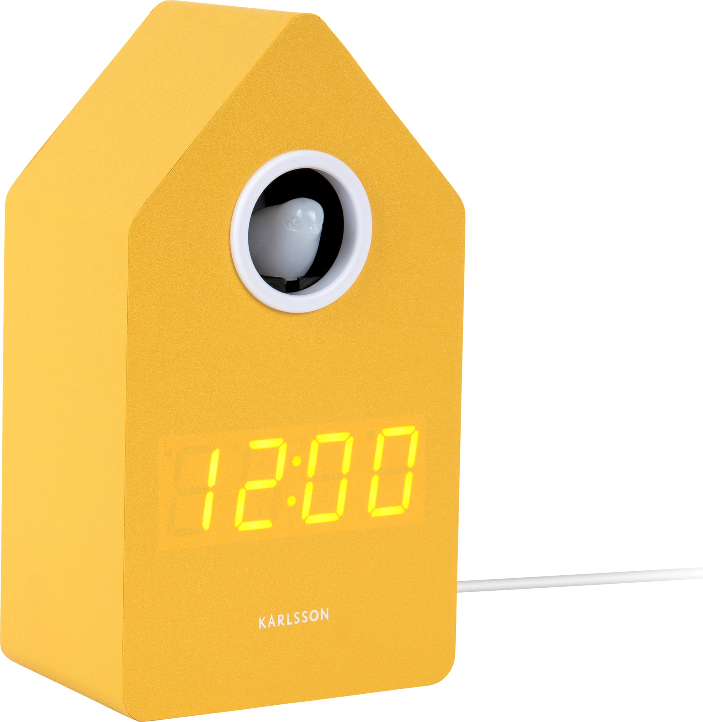 Budzik Cuckoo LED żółty