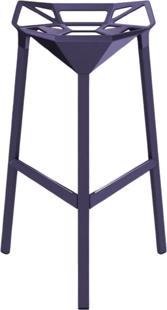 Stołek barowy Stool_One 84 cm fioletowy
