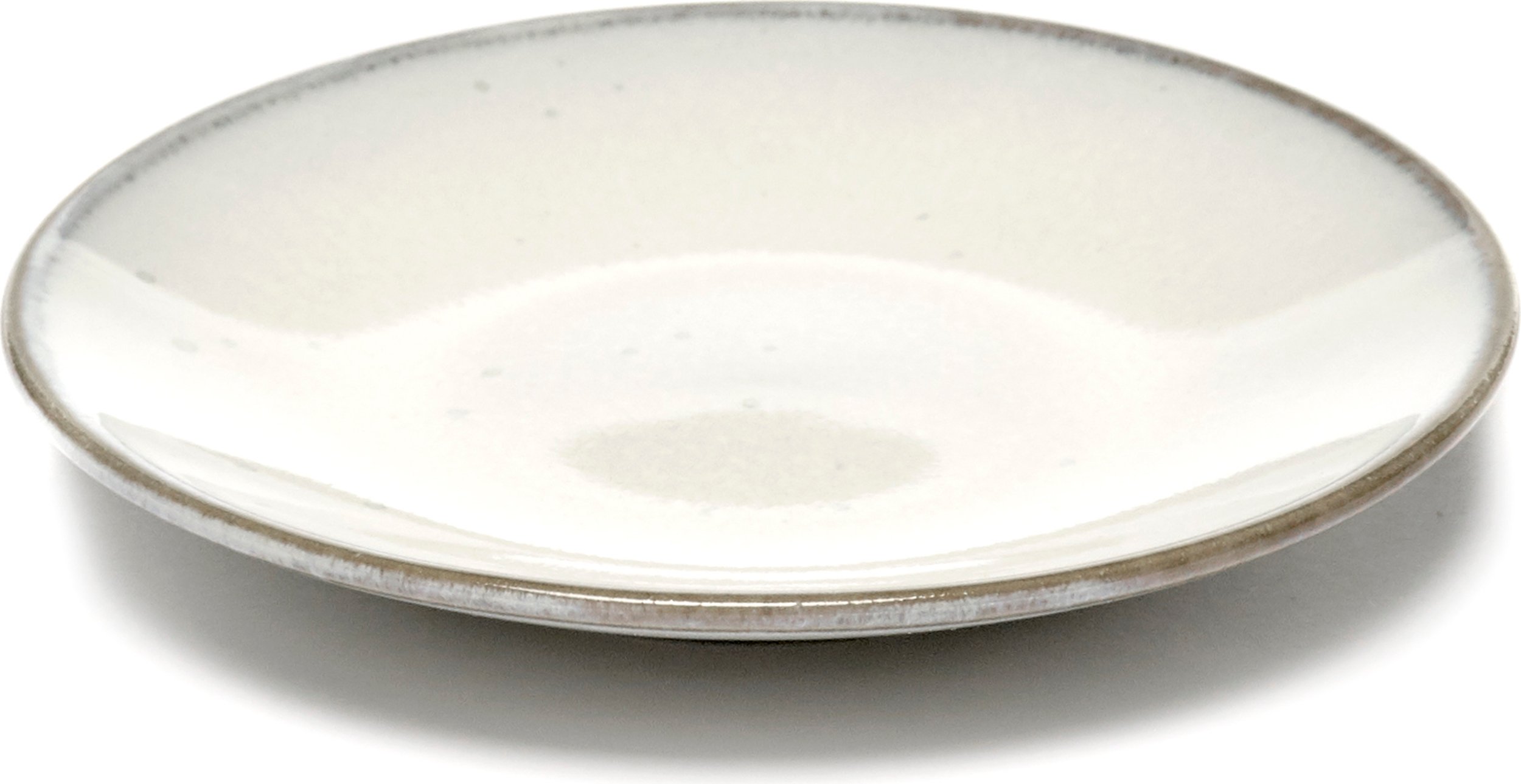 Spodek do filiżanki do espresso Inku 12 cm biały