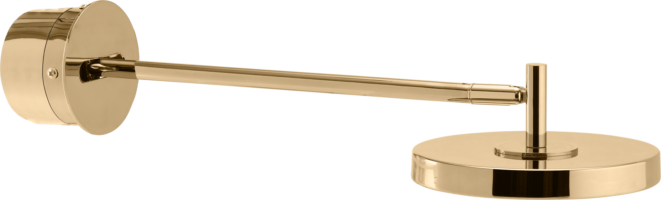 Kinkiet Asteria 44,6 cm mosiądz polerowany z zawieszeniem ściennym