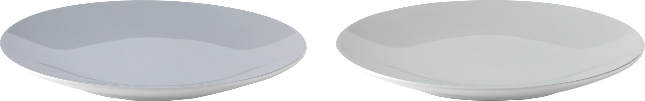 Talerz płaski Emma 2 szt. niebieskie