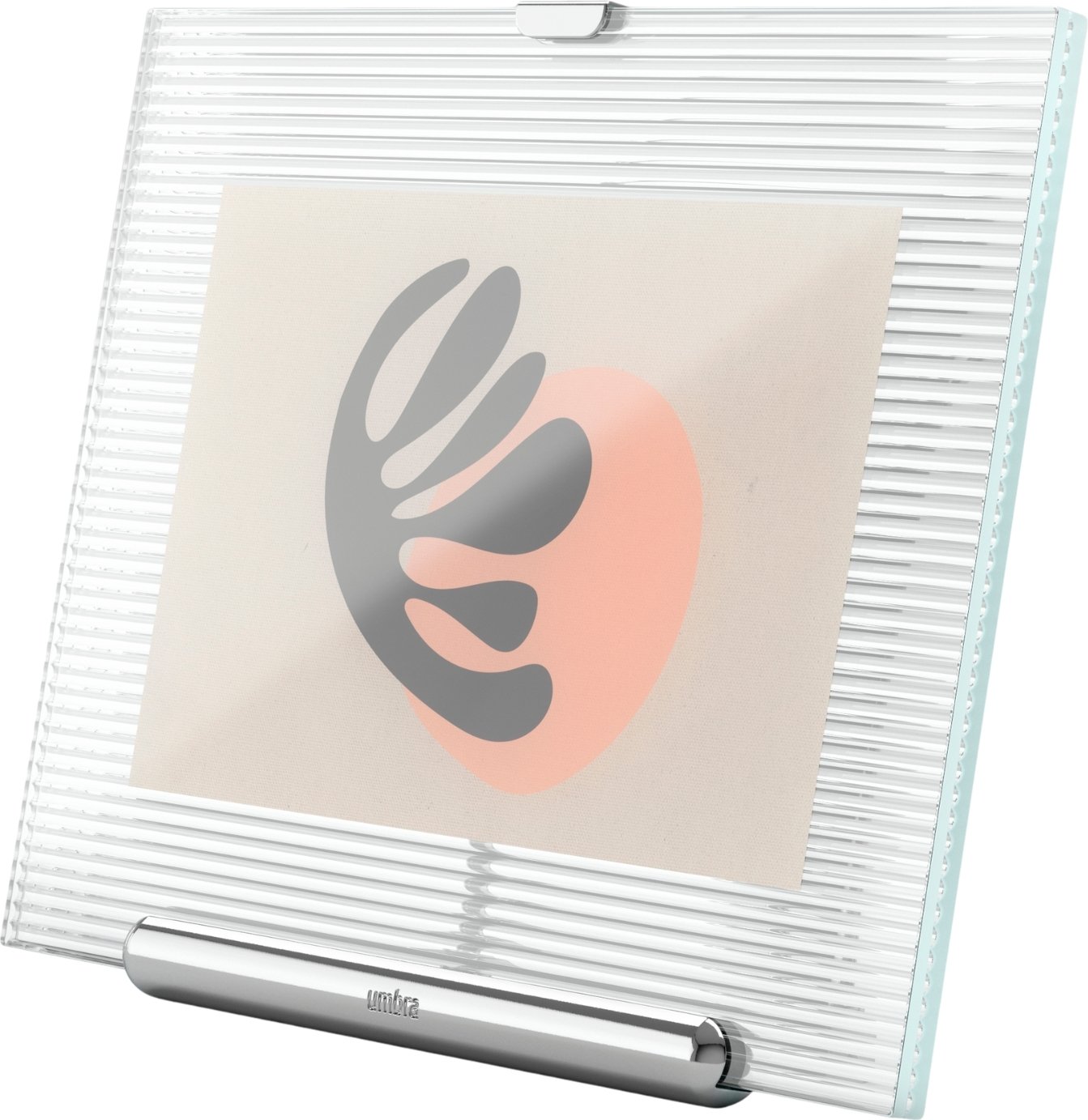 Ramka na zdjęcia Flute 10 x 15 cm srebrna