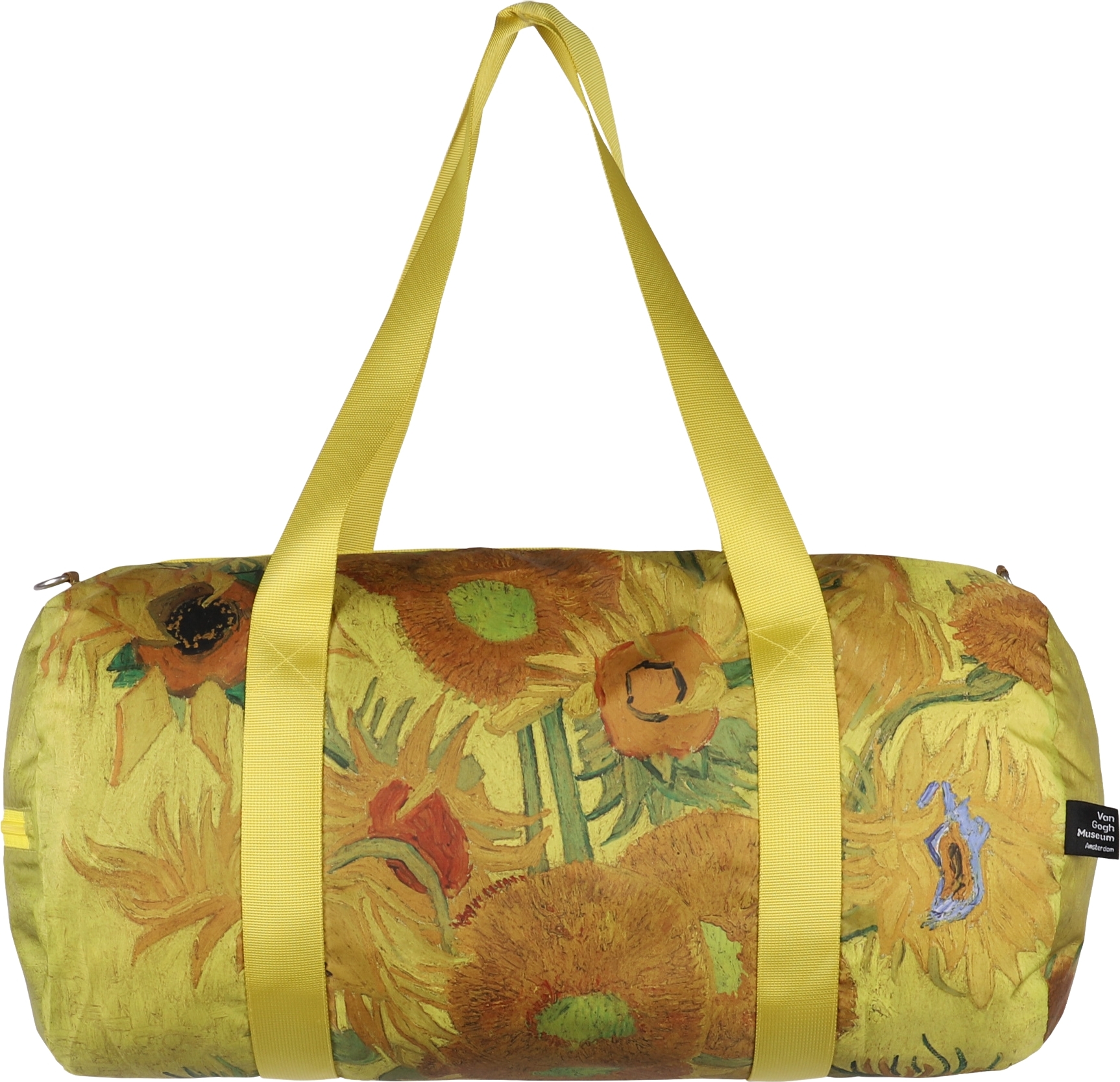Torba LOQI Weekender Museum Vincent van Gogh słoneczniki z recyklingu dwustronna