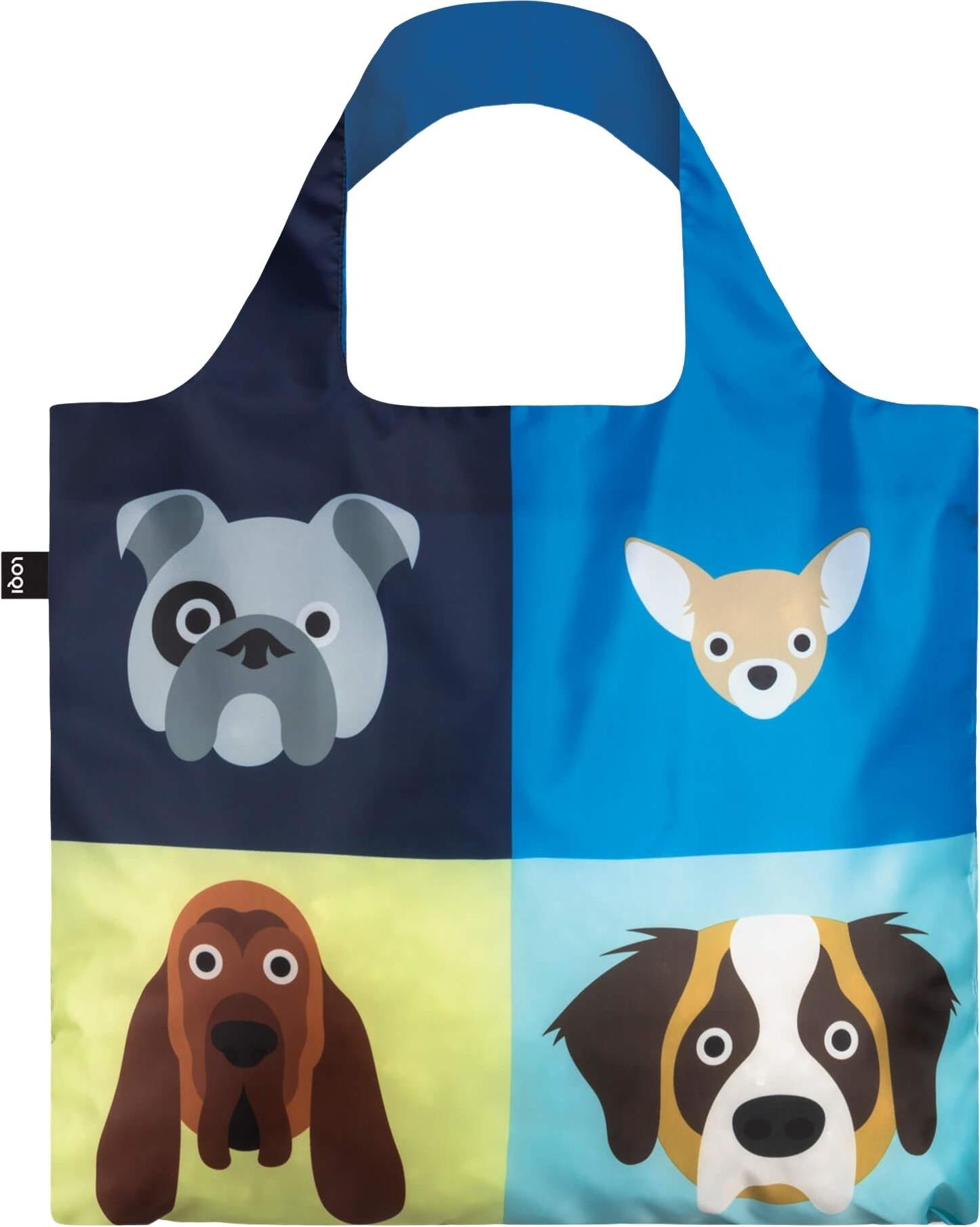 Torba LOQI Artist Stephen Cheetham Dogs z recyklingu