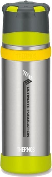 Termos Mountain 500 ml srebrno-zielony