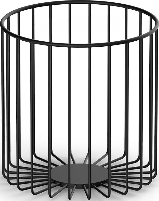 Kosz na ręczniki Decor Walther Classic 26 cm czarny mat