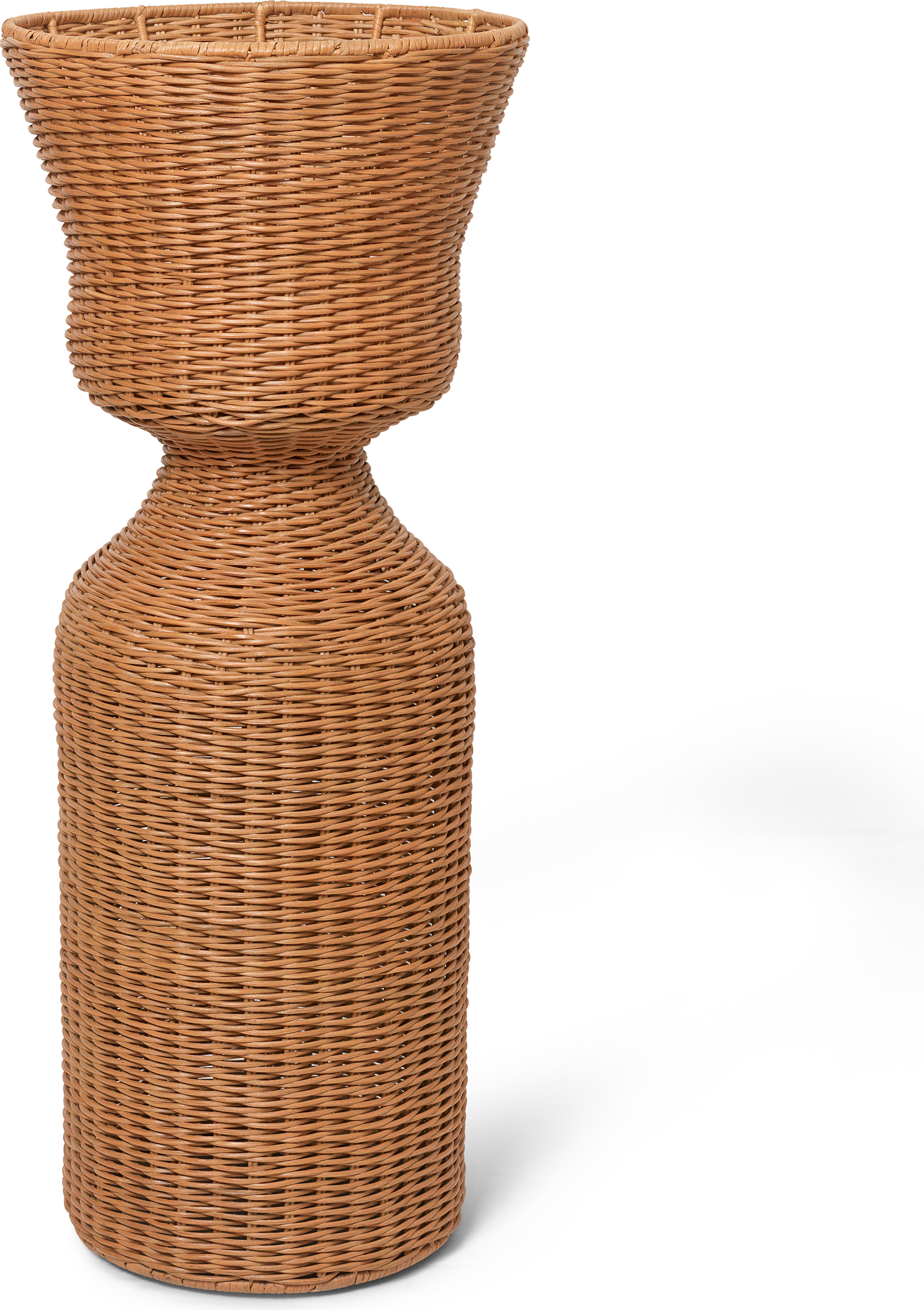 Kwietnik Agnes 90 cm rattanowy