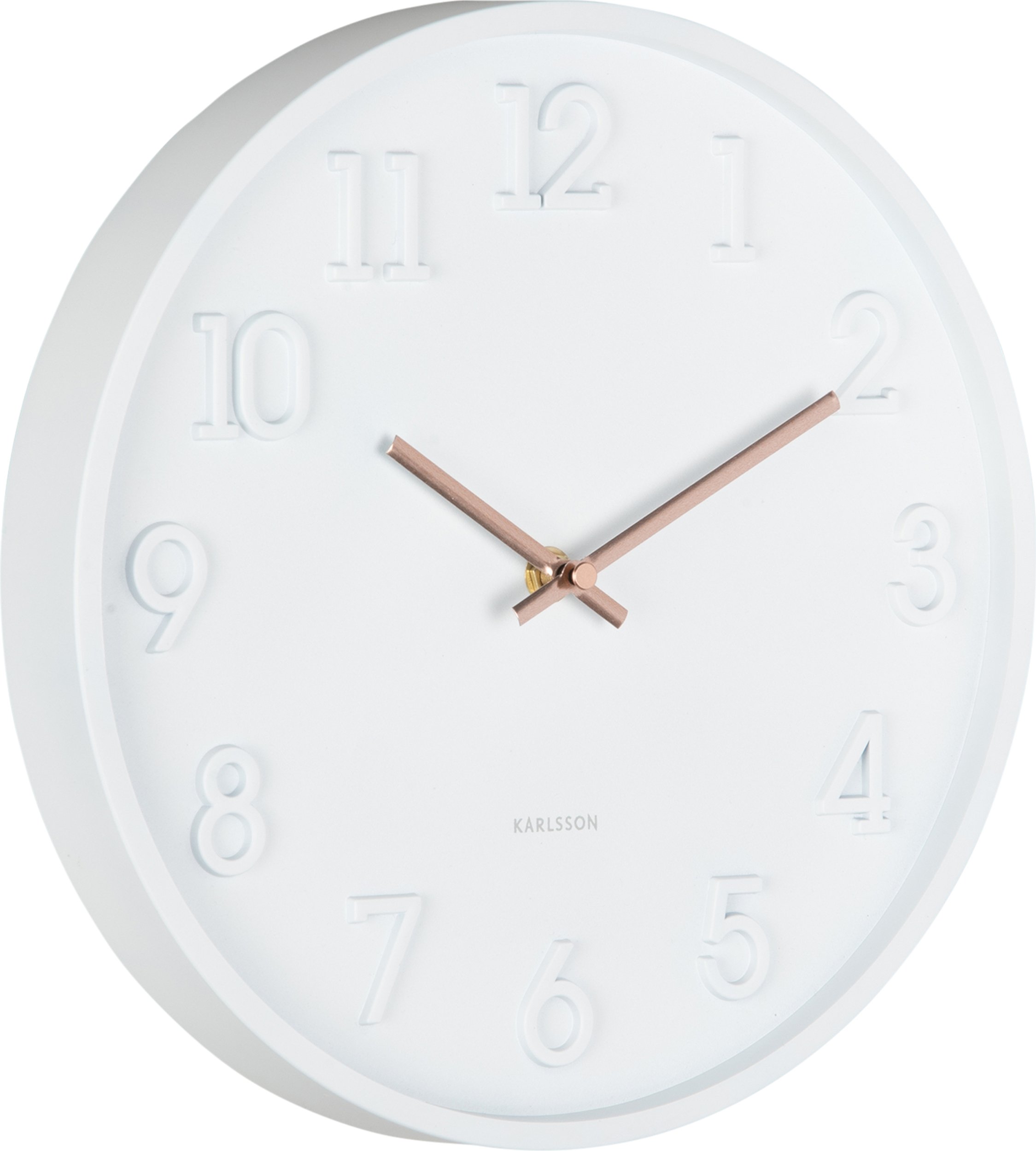 Zegar ścienny Calma biały