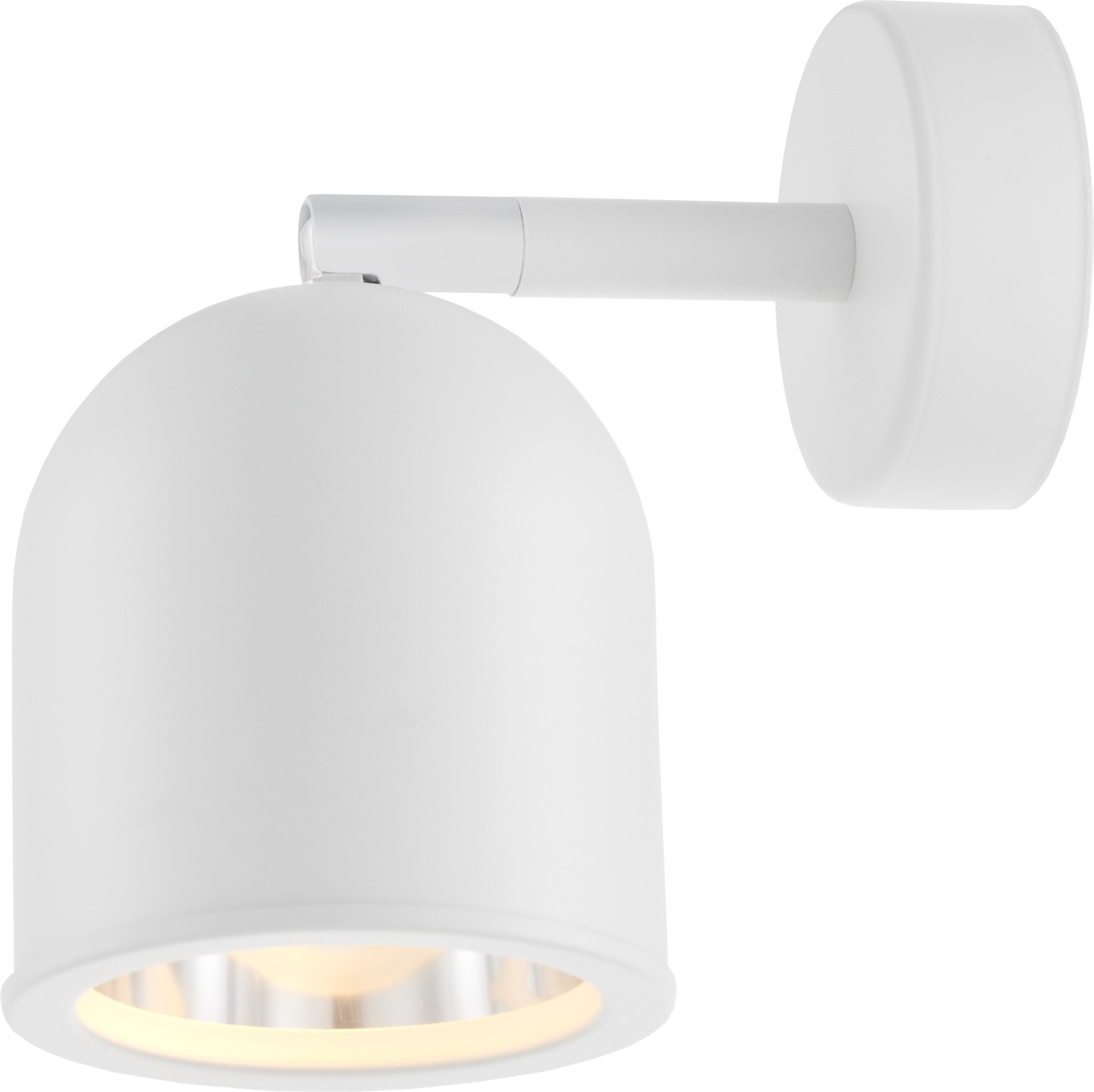 Kinkiet Spark 1 biały z łączeniem białym