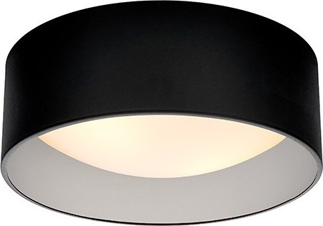 Plafon Vero S czerń i srebro