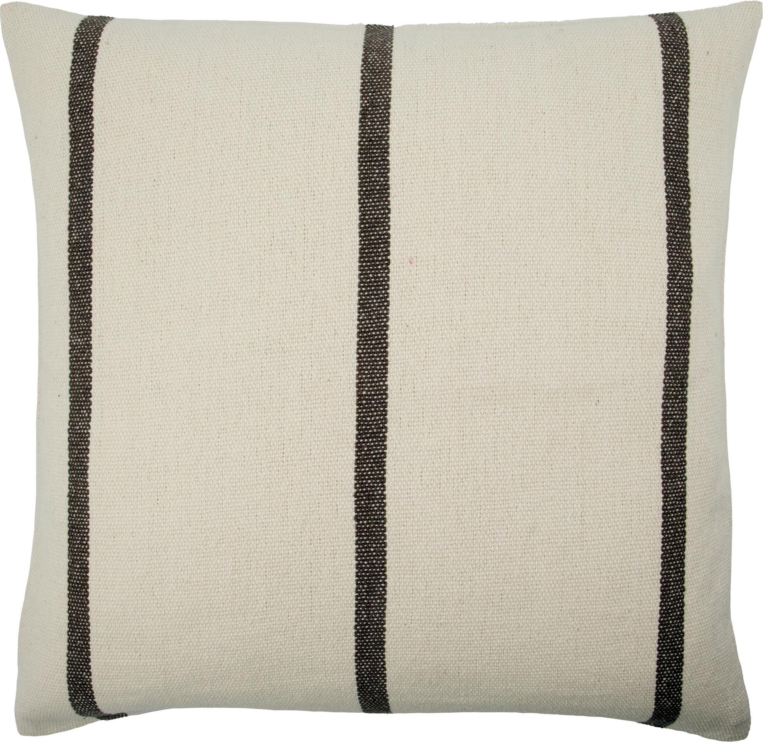 Poszewka dekoracyjna Nula 50 x 50 cm ciemnobrązowa