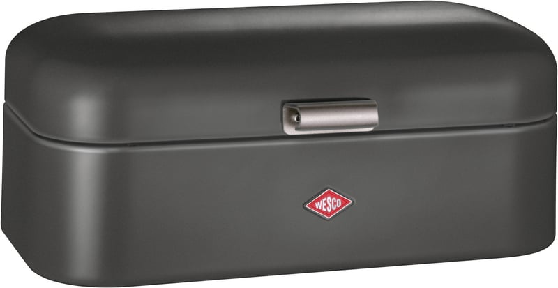 Pojemnik na pieczywo Grandy grafitowy mat