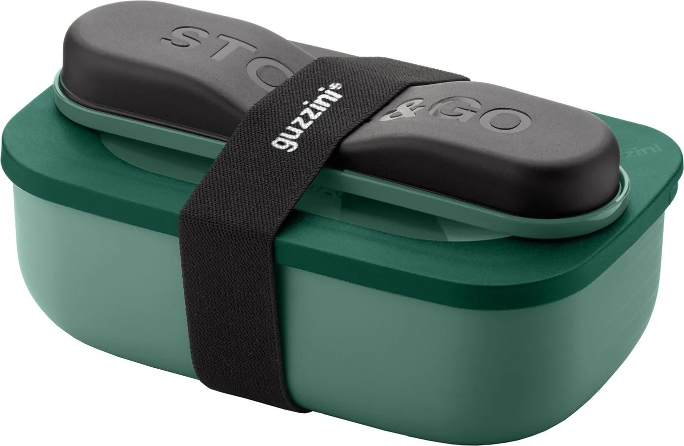 Lunchbox Store & Go 900 ml szmaragdowa zieleń ze sztućcami