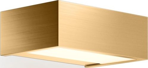 Lampa ścienna Box LED 2700K 15 cm złoty mat