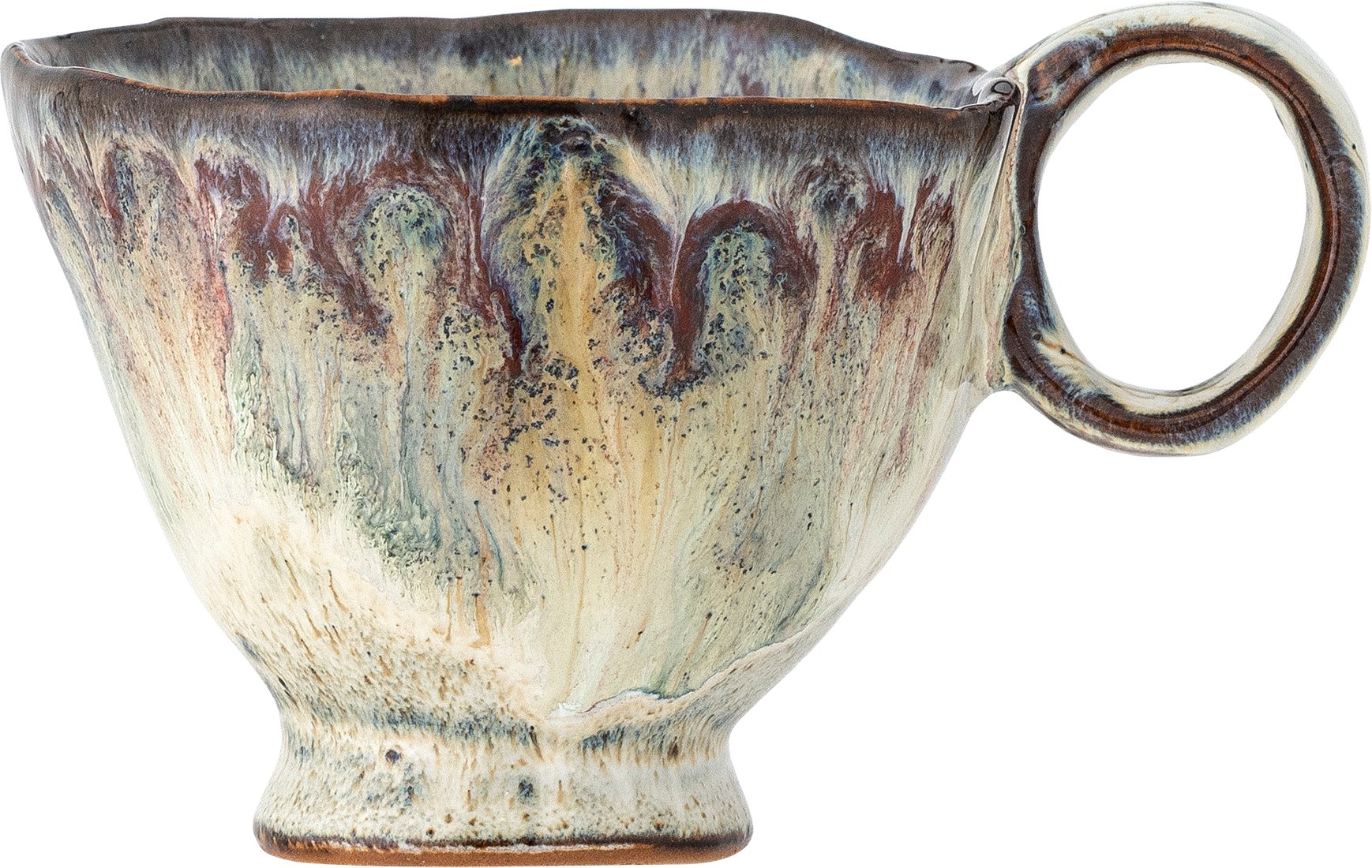 Kubek Imogen 175 ml szaro-brązowy