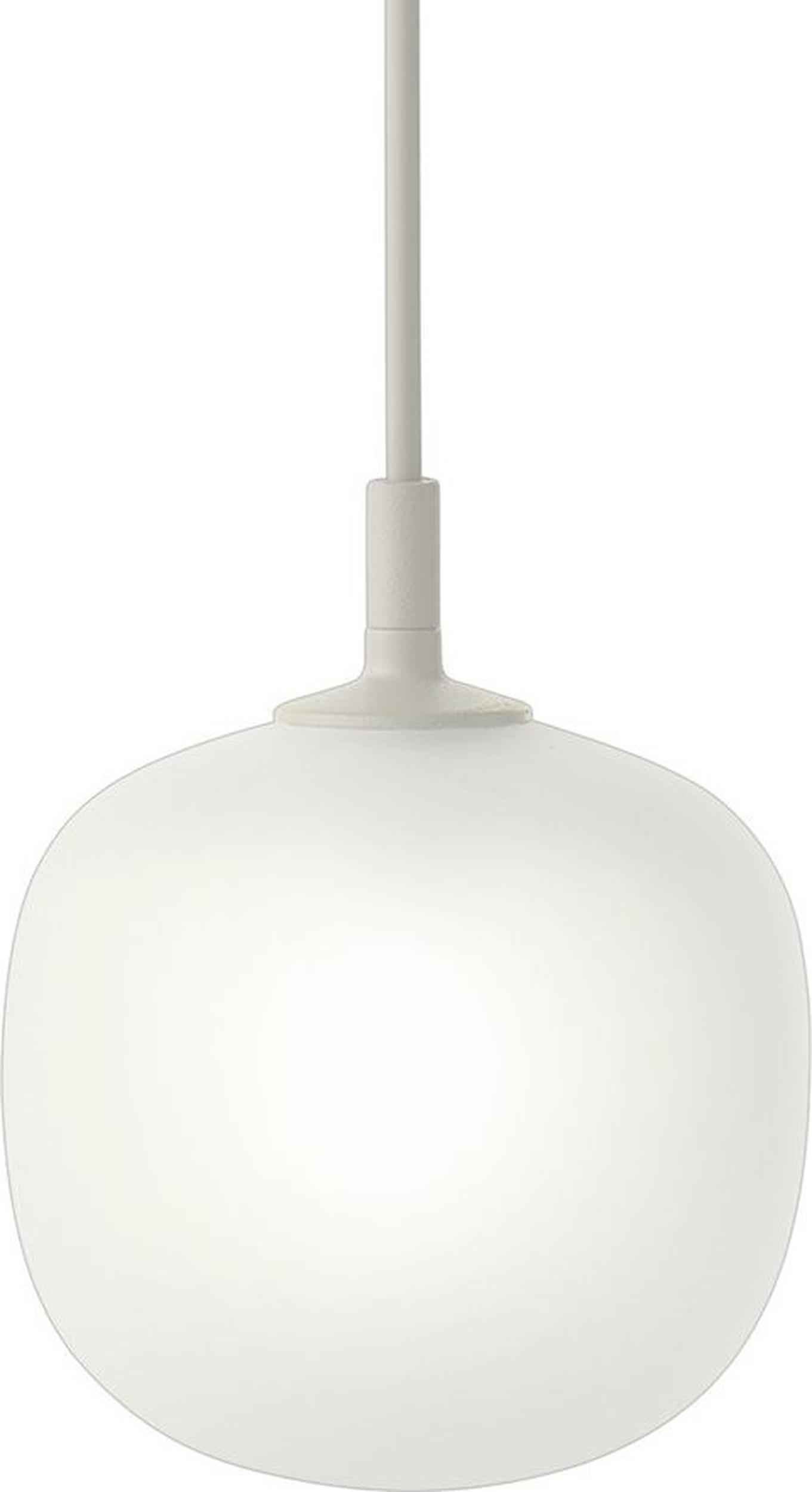 Lampa wisząca Rime 12 cm szara