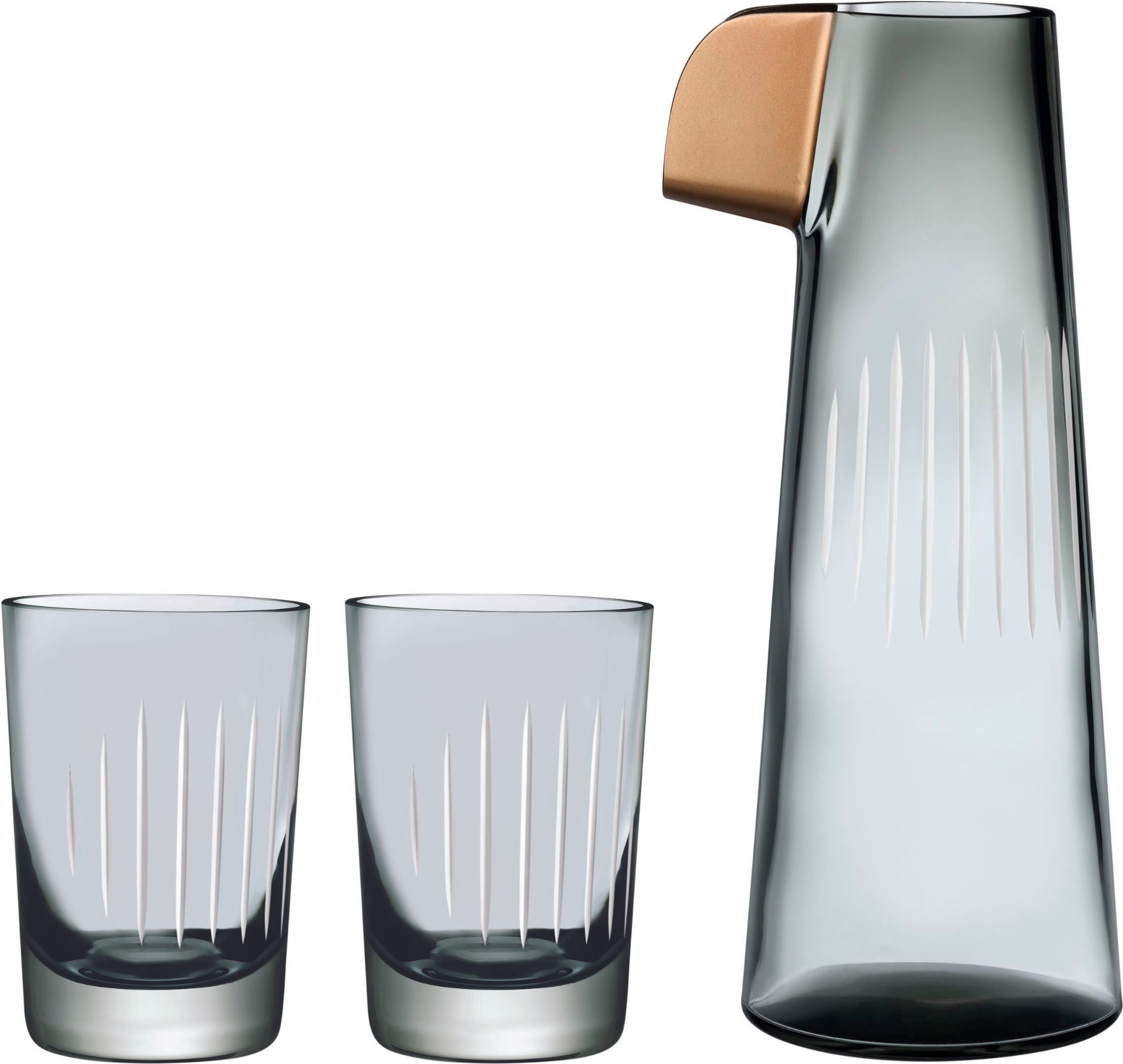 Karafka na wodę Parrot z 2 szklankami 3 el.