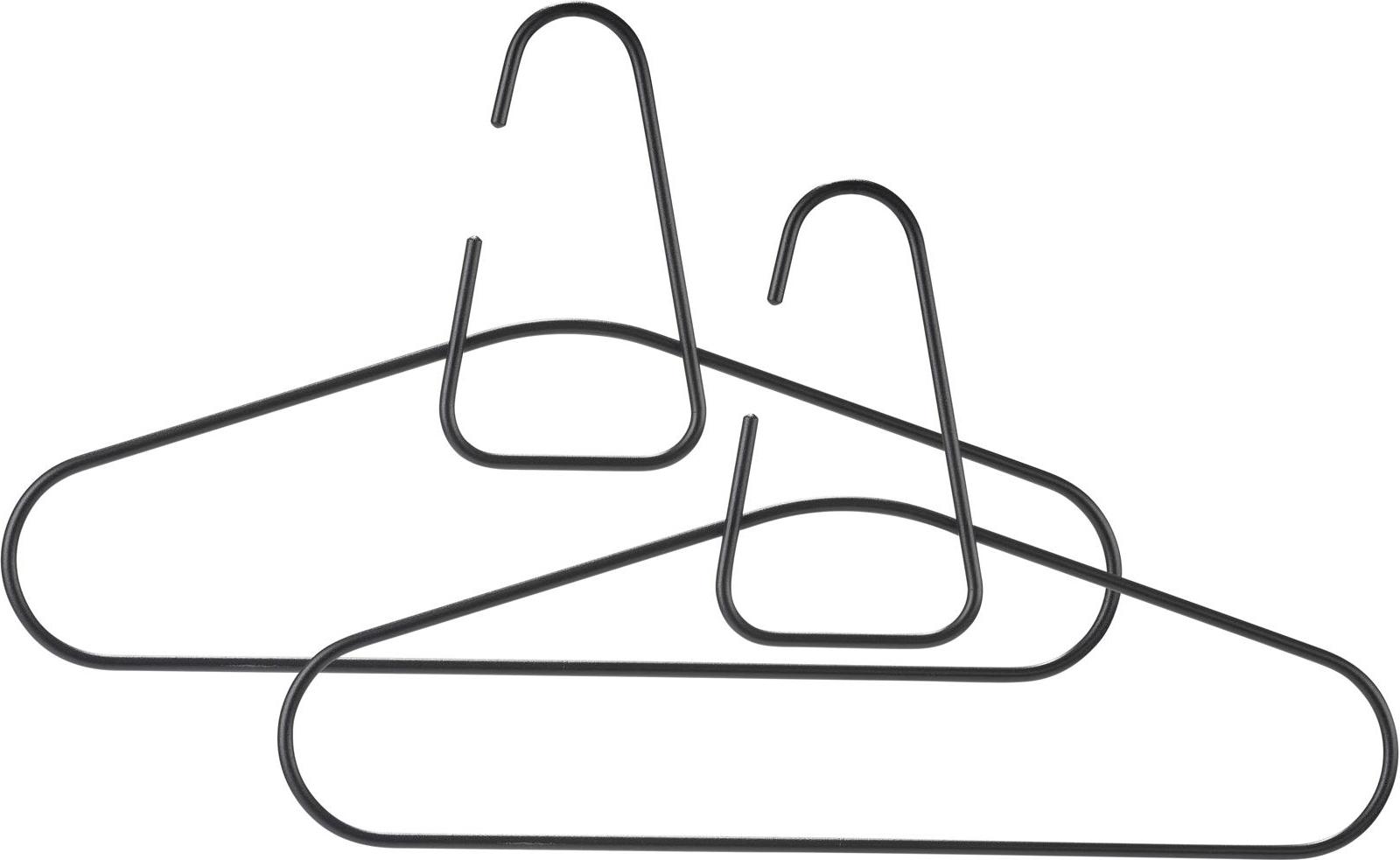 Wieszaki na ubrania A-hanger czarne 2 szt.