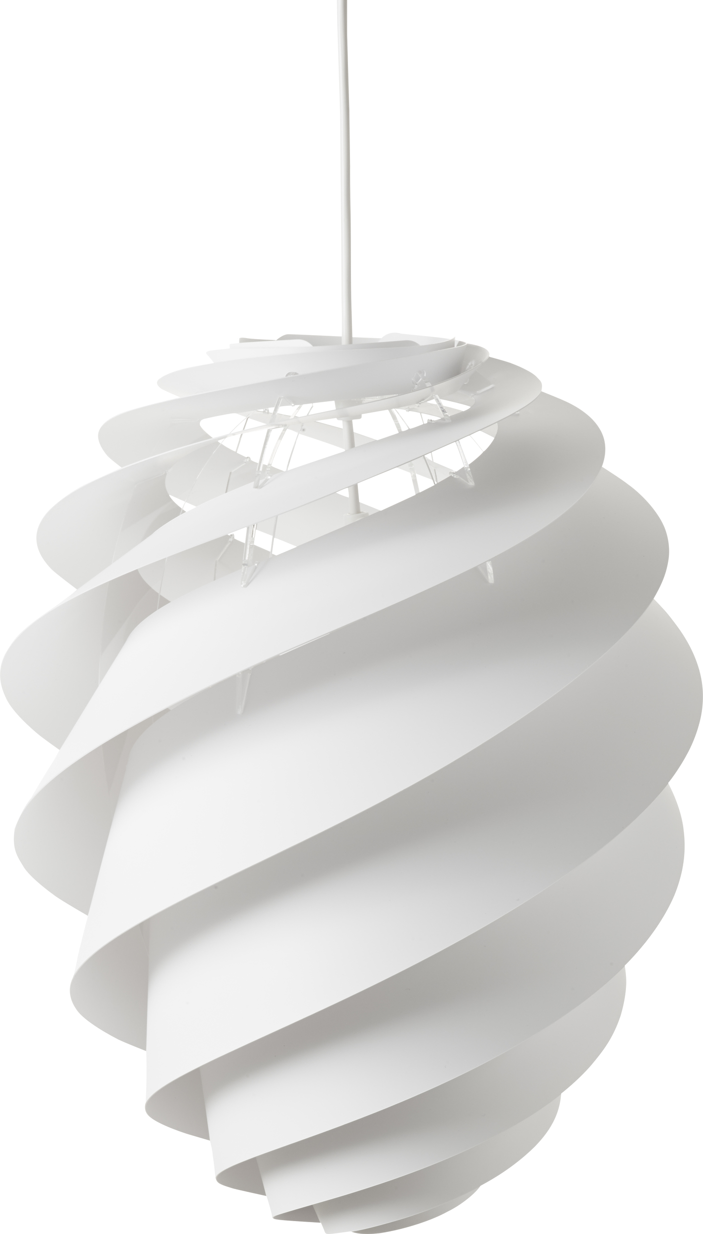 Lampa wisząca Swirl II 36 cm biała