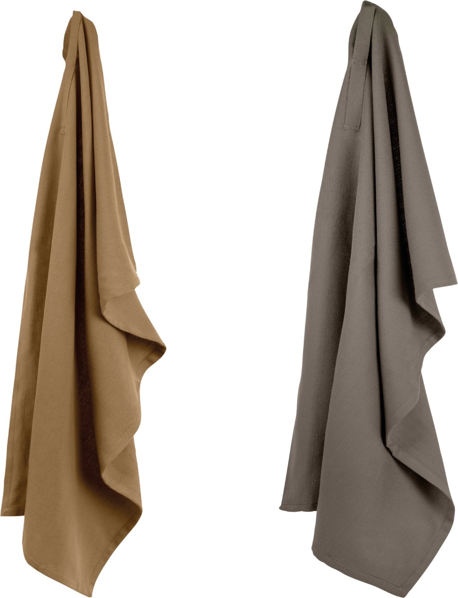 Ścierki kuchenne The Organic Company 53 x 86 cm brązowe 2 szt.