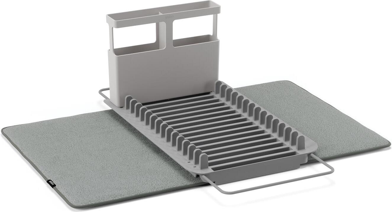 Suszarka do naczyń Udry szara z uchwytem