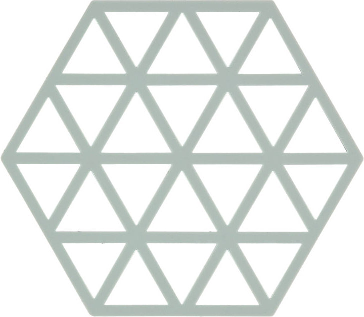 Podstawka pod gorące naczynia Triangles niebieskoszara