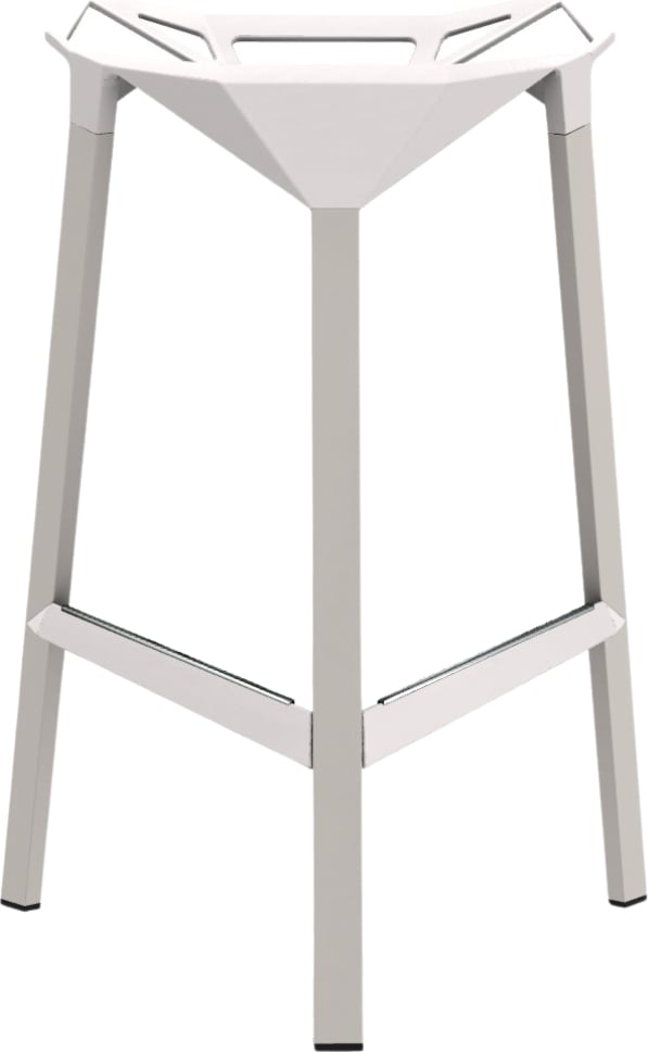 Stołek barowy Stool_One 74 cm biały