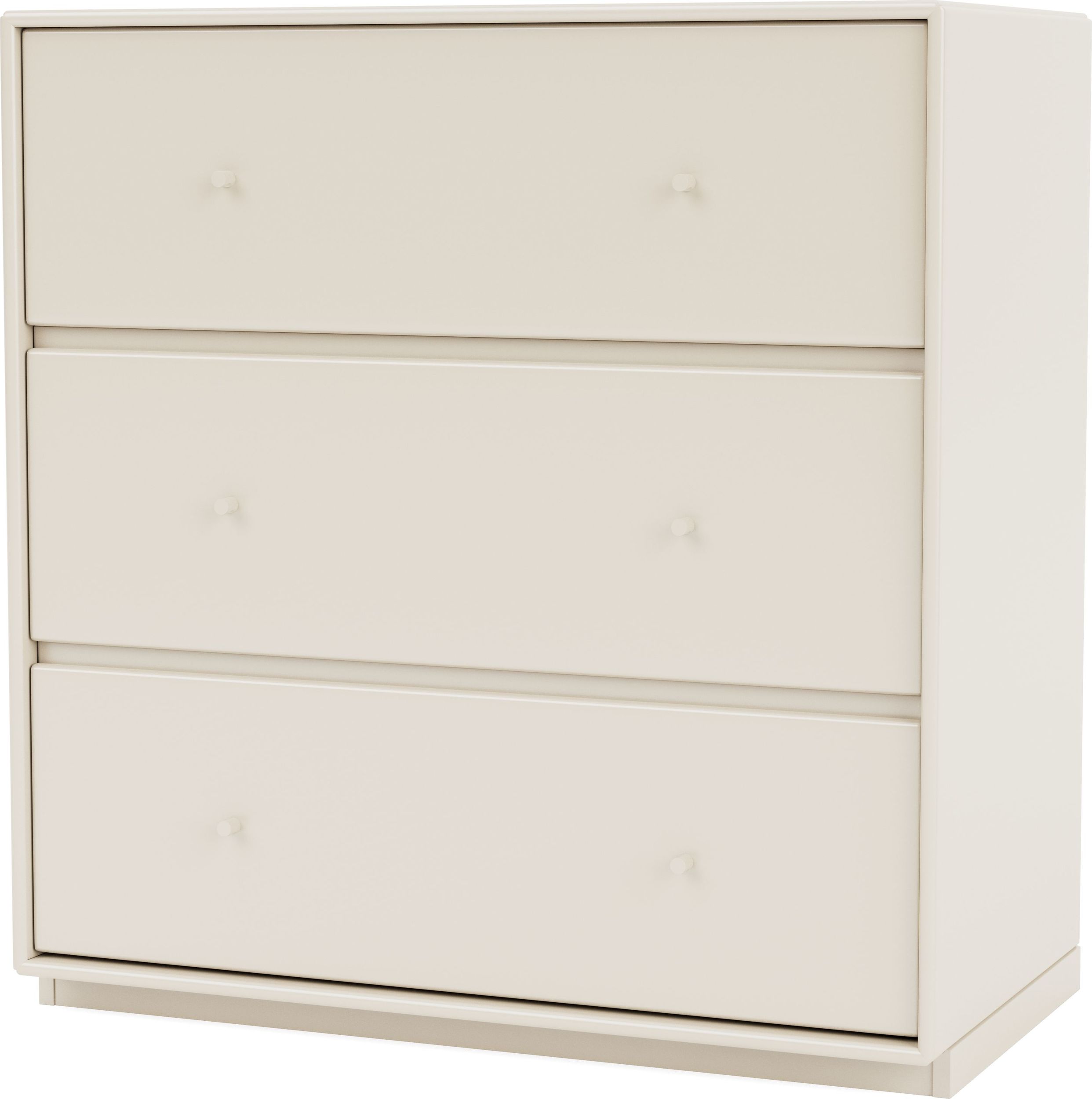 Komoda Carry jasnobeżowa na cokole 3 cm