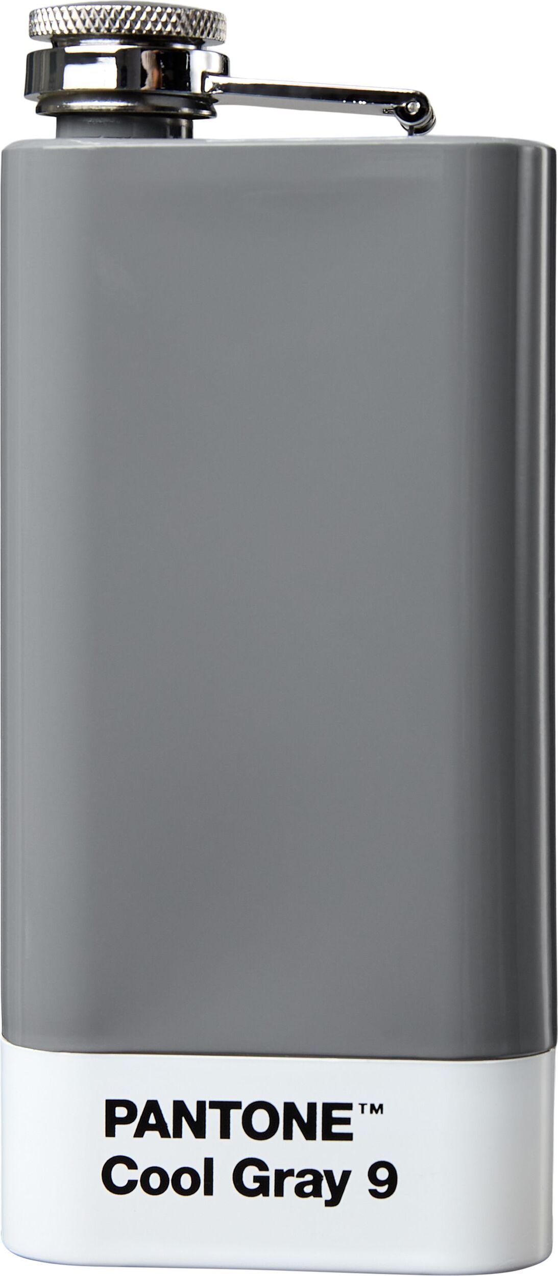 Piersiówka Pantone szara