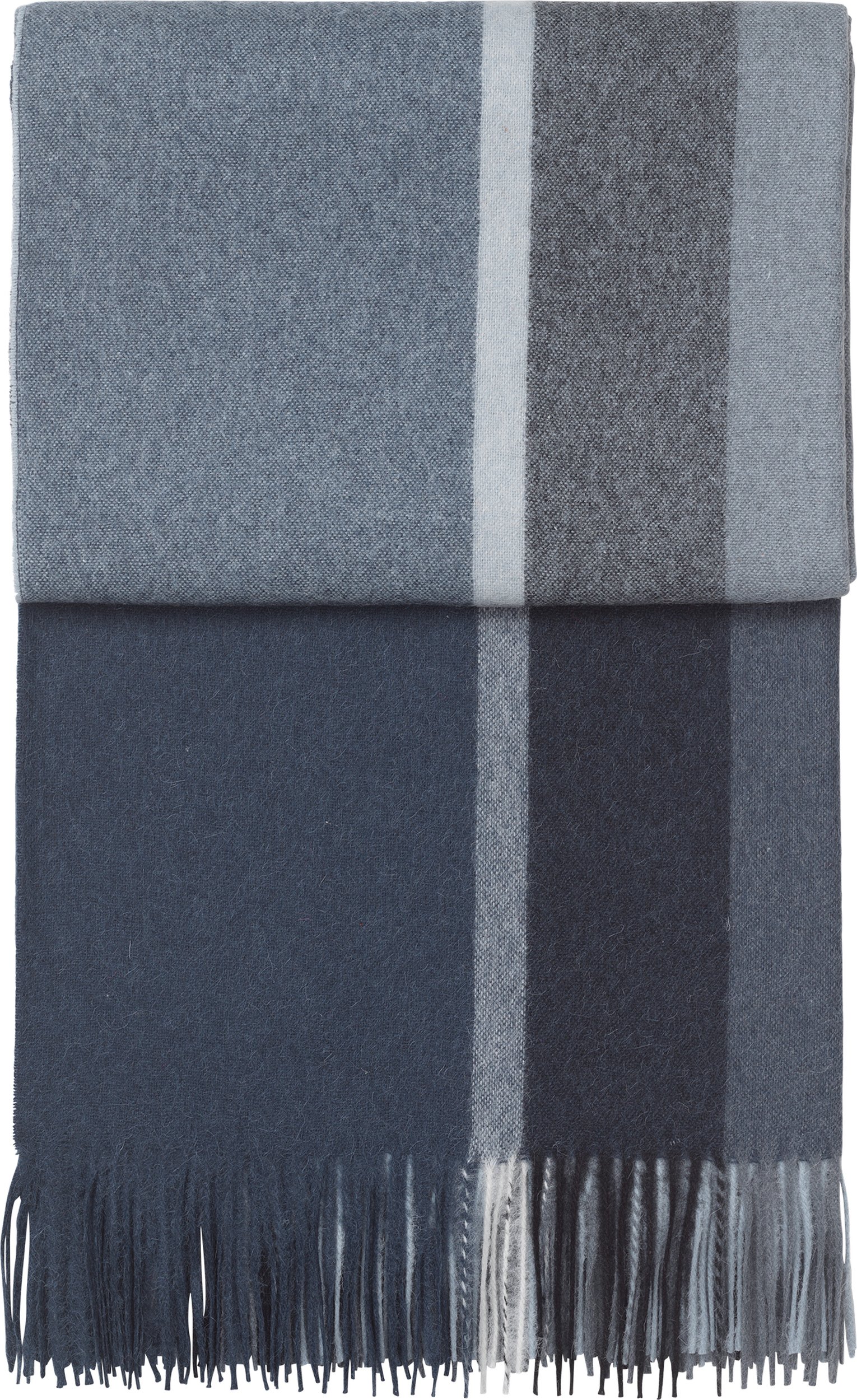 Koc Manhattan 130 x 200 cm niebiesko-szary