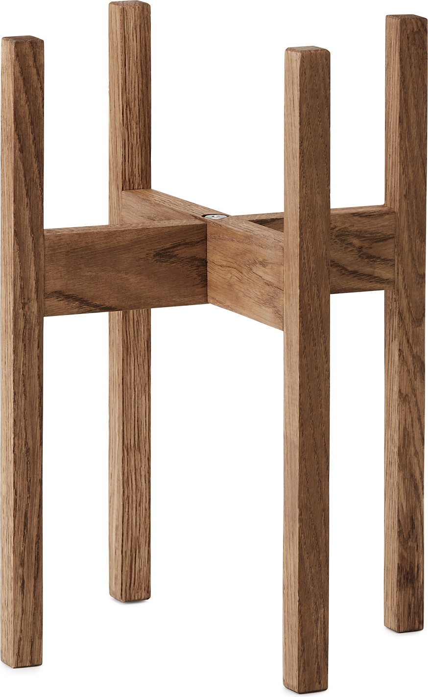 Stojak StandON ciemny dąb do doniczki samonawadniającej GrowON