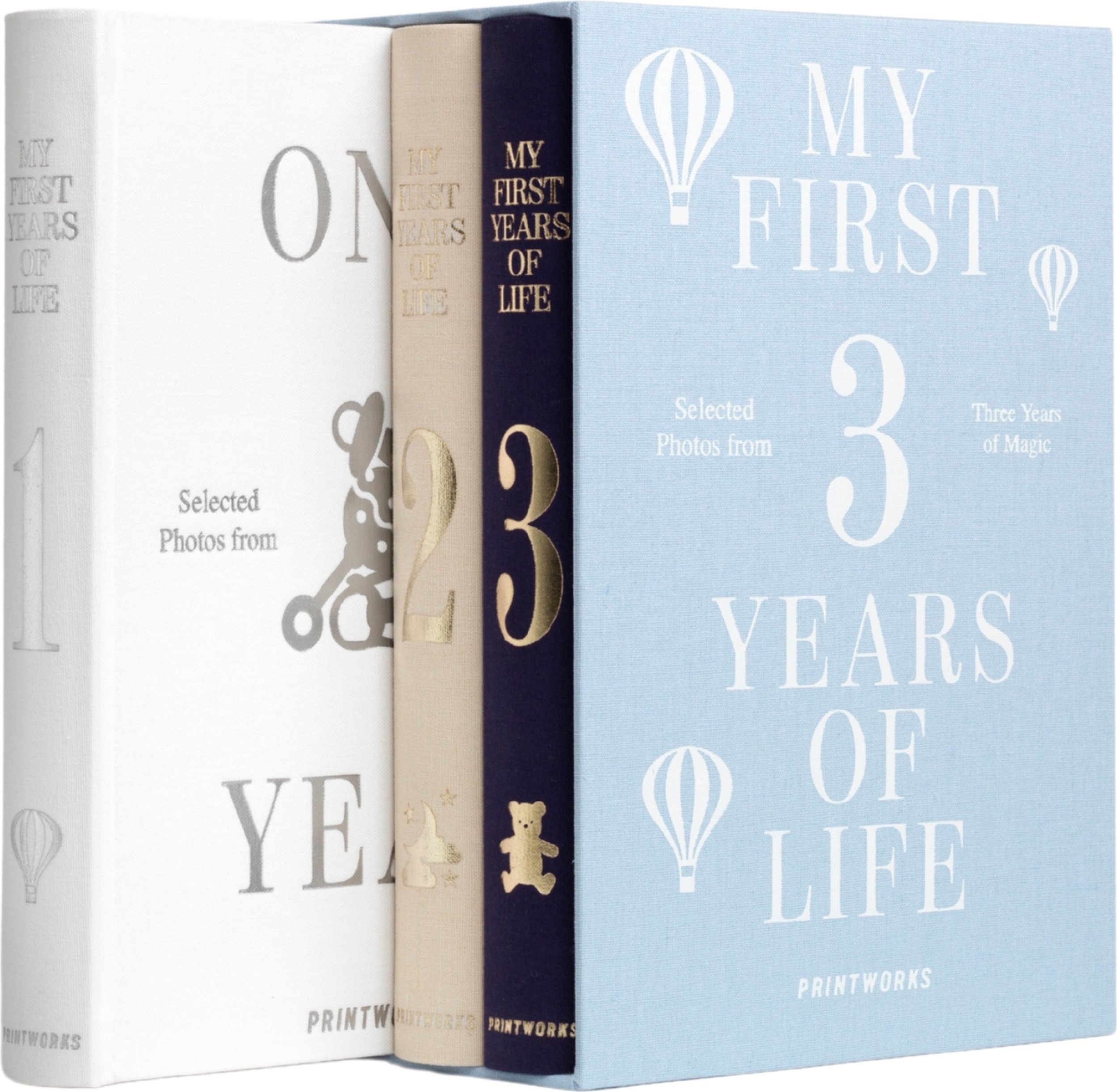Albumy na zdjęcia Printworks My First 3 Years w zestawie 4 el.