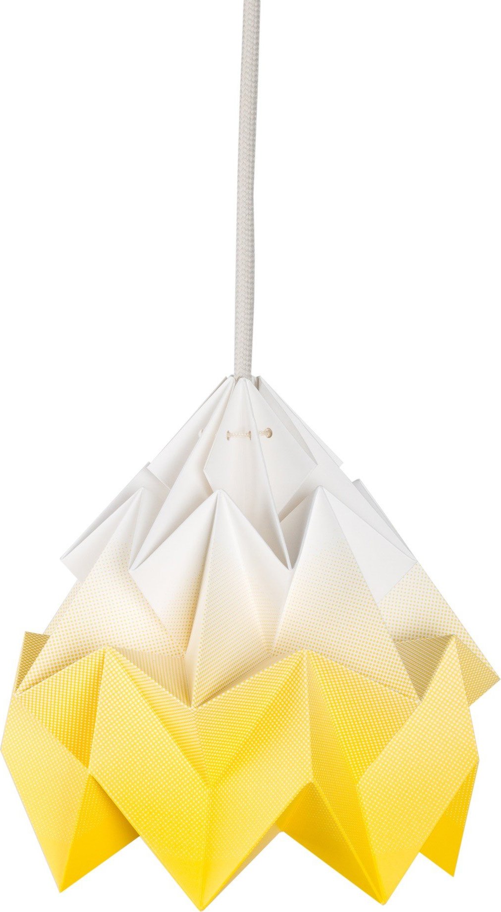 Lampa Moth gradient żółta