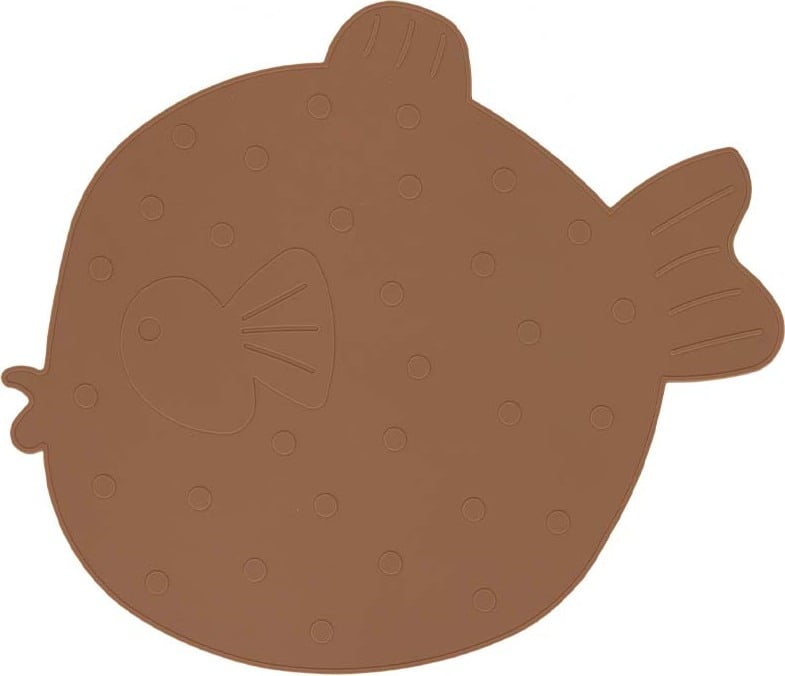 Podkładka pod talerz Little Finn brązowa