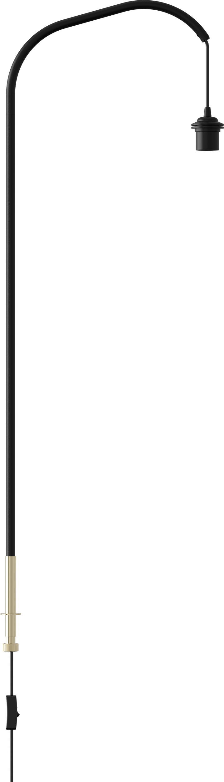 Ramię do lampy Light Around do sofy Lounge Around czarne