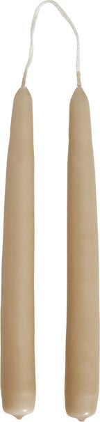 Świece Fukai 14 cm camel 2 szt.