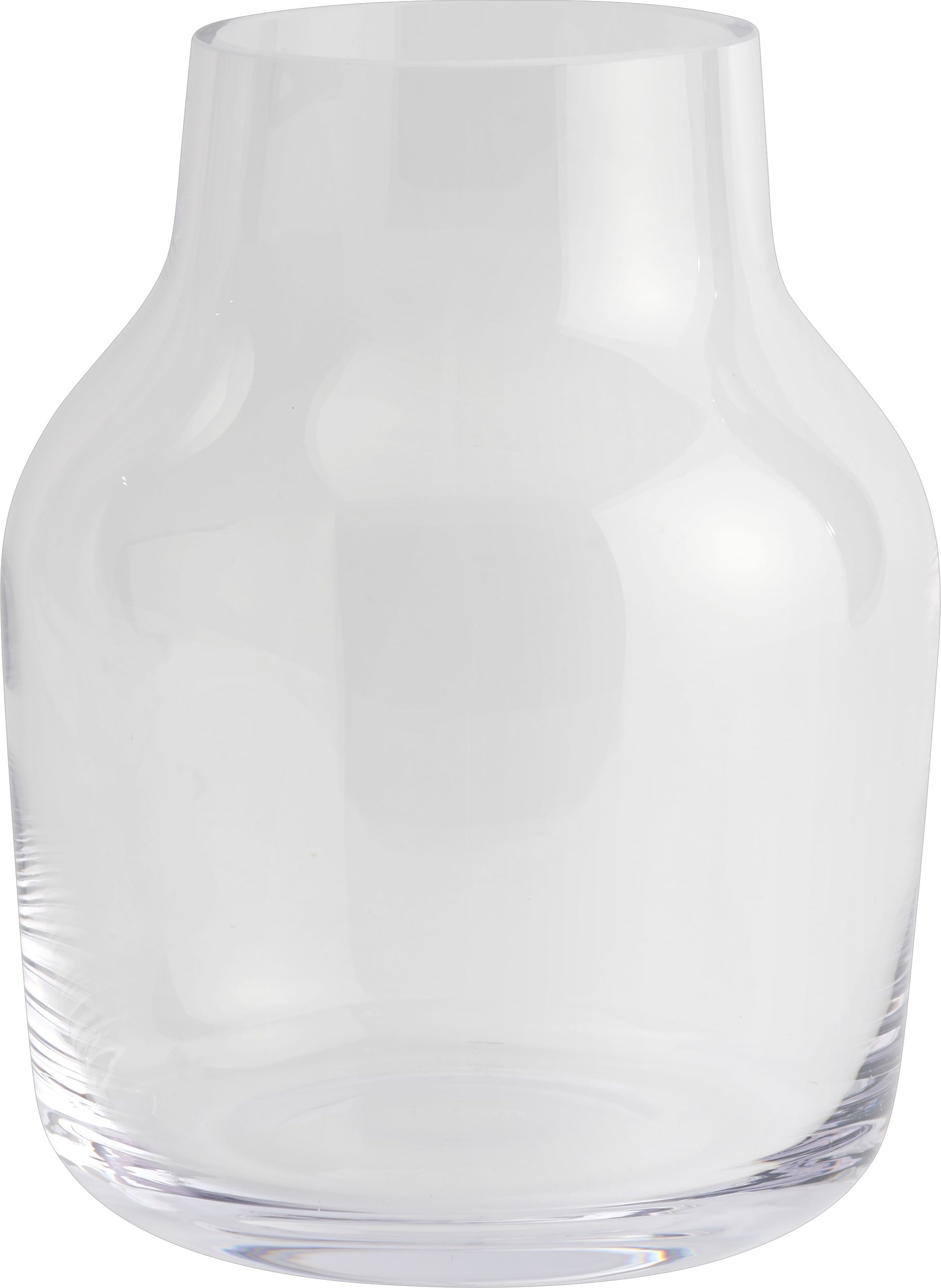 Wazon Silent 19 cm transparentny