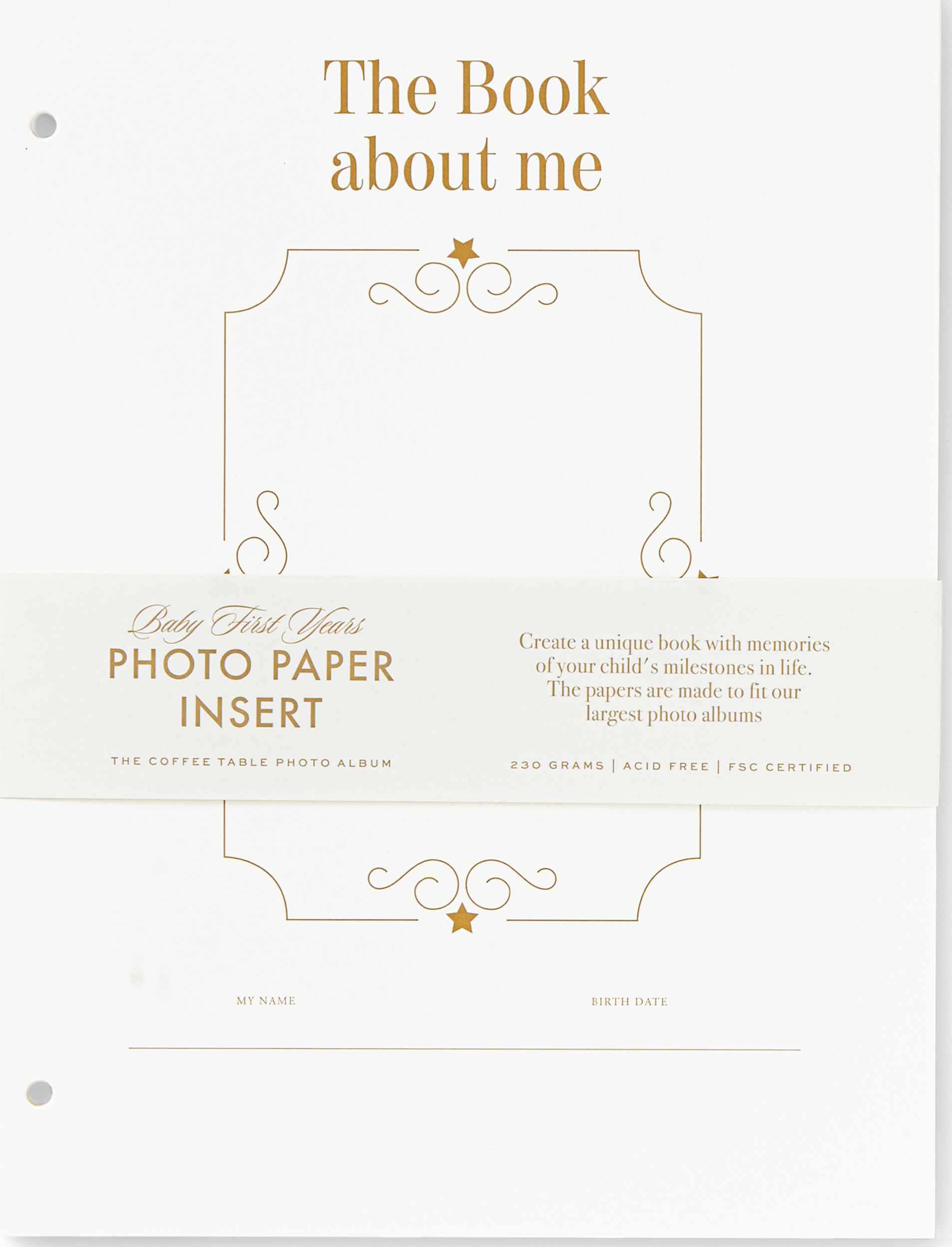 Strony uzupełniające do albumu na zdjęcia Printworks Baby duże 10 szt.