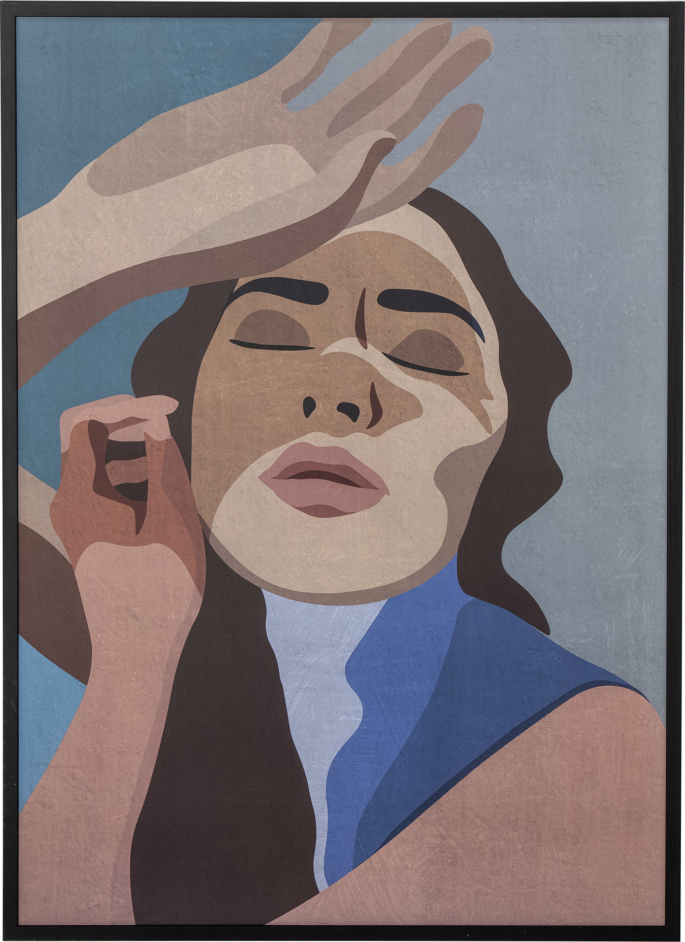 Obraz w ramie Lady 52 x 72 cm