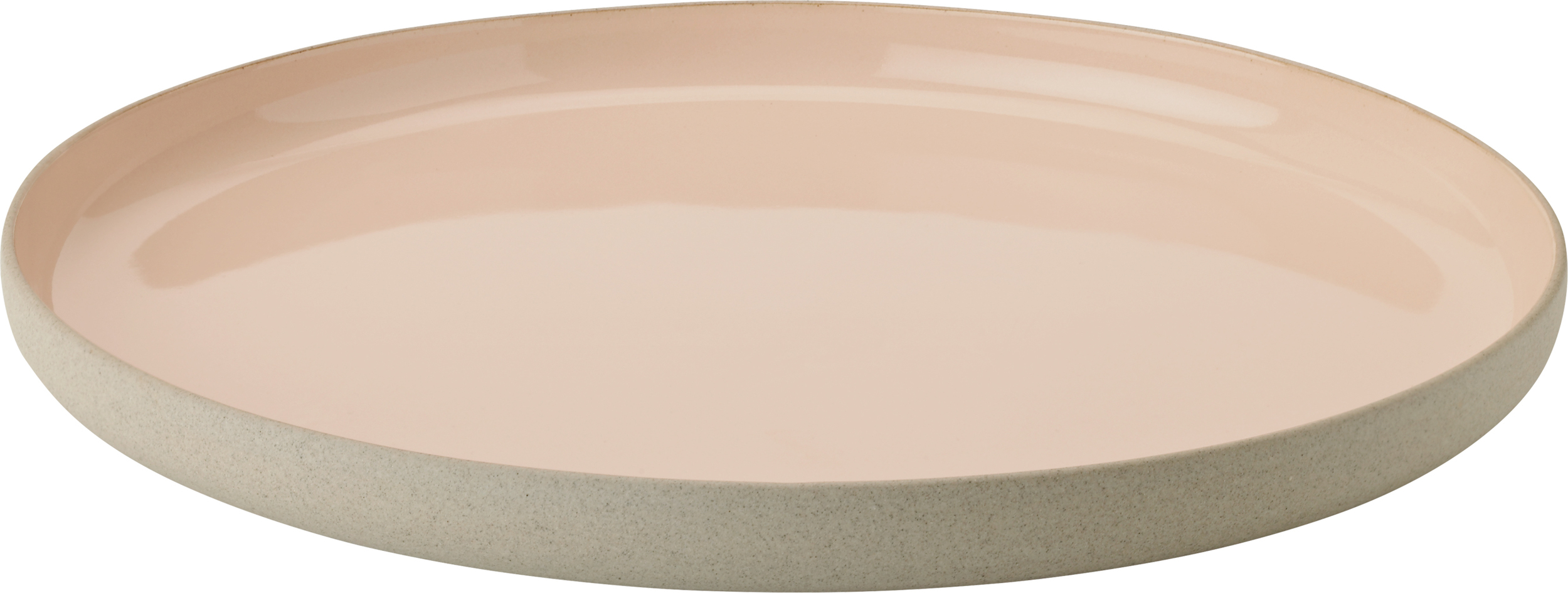 Talerze śniadaniowe Emma 24 cm różowe 2 szt.