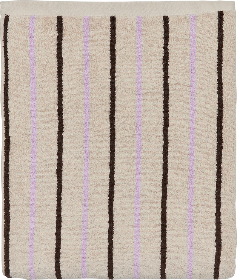 Ręcznik Raita 100 x 150 cm beżowo-fioletowy