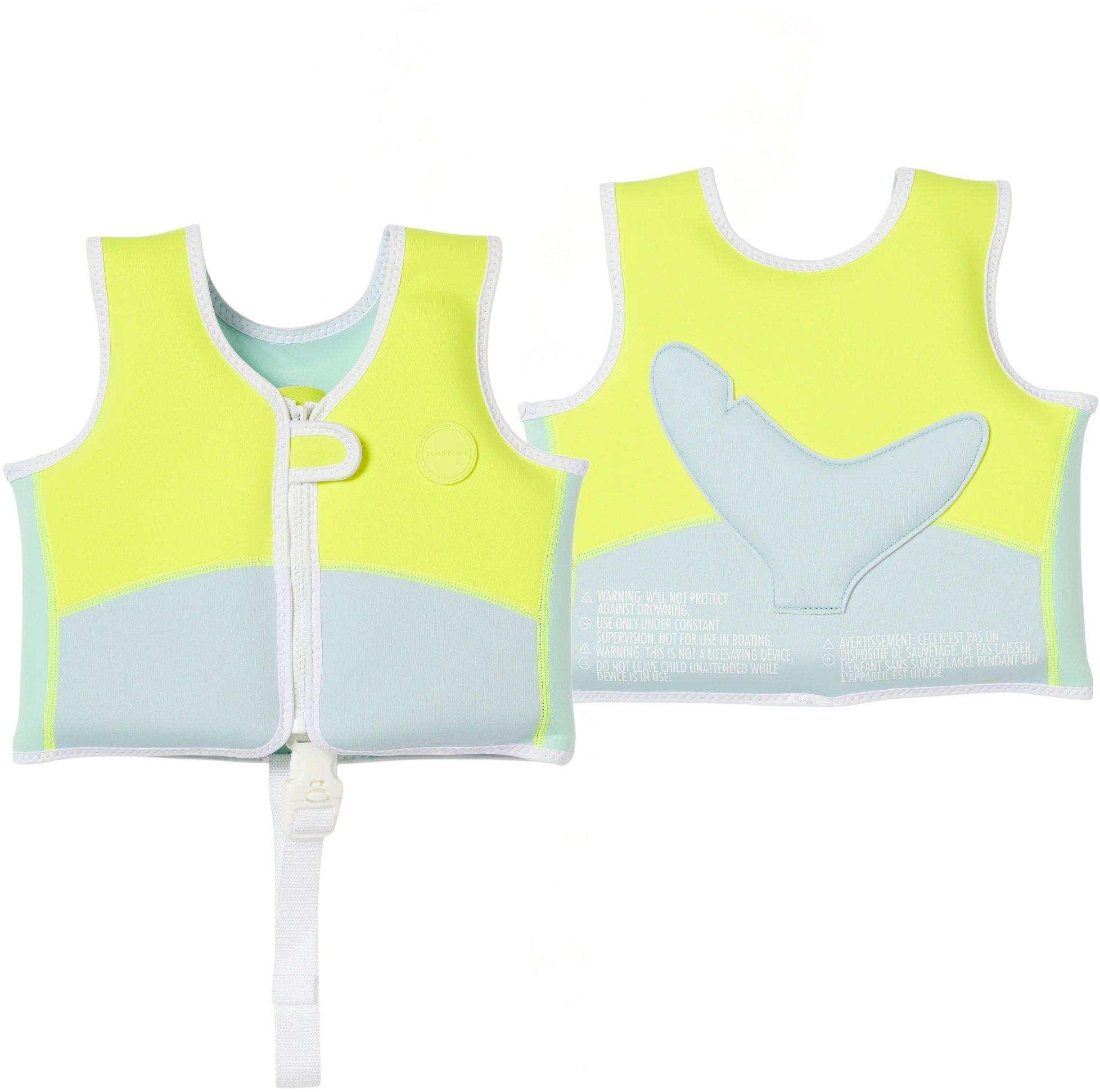 Kamizelka do pływania dla dzieci Kids Swimtime Aqua Neon Yellow S