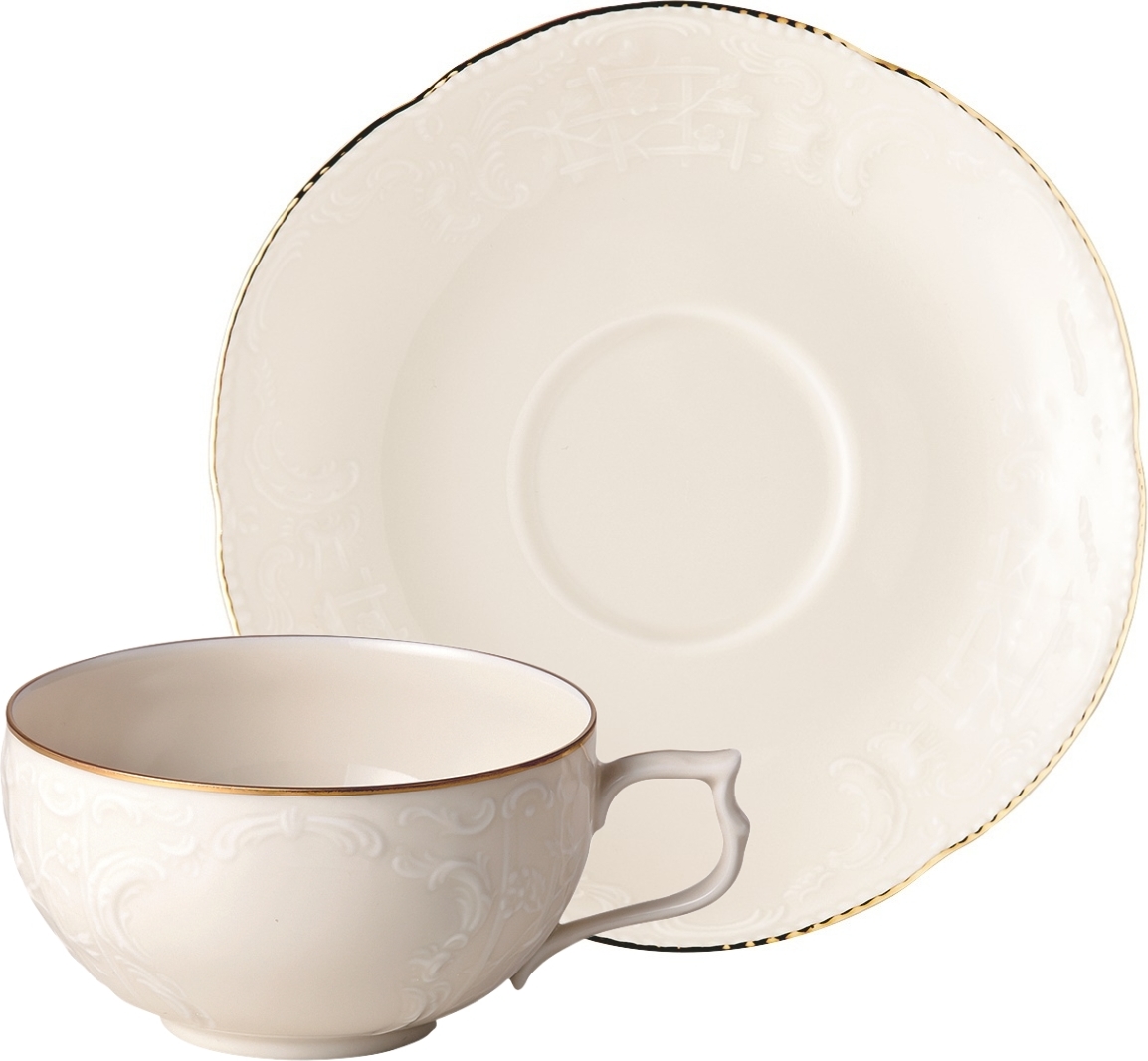 Filiżanka do herbaty Sanssouci Elf Gold 230 ml ze spodkiem