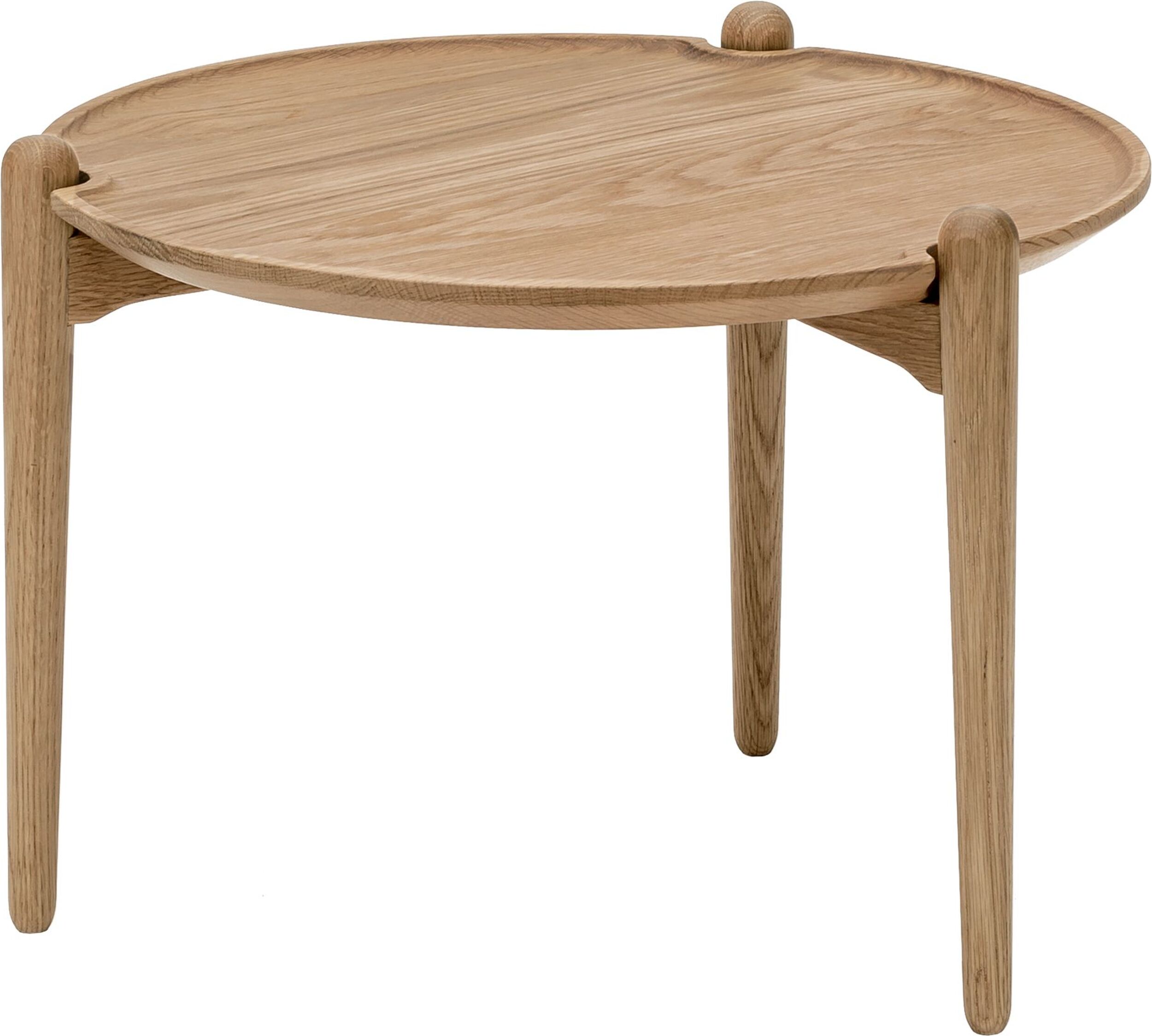 Stolik kawowy Aria okrągły 37 cm dąb